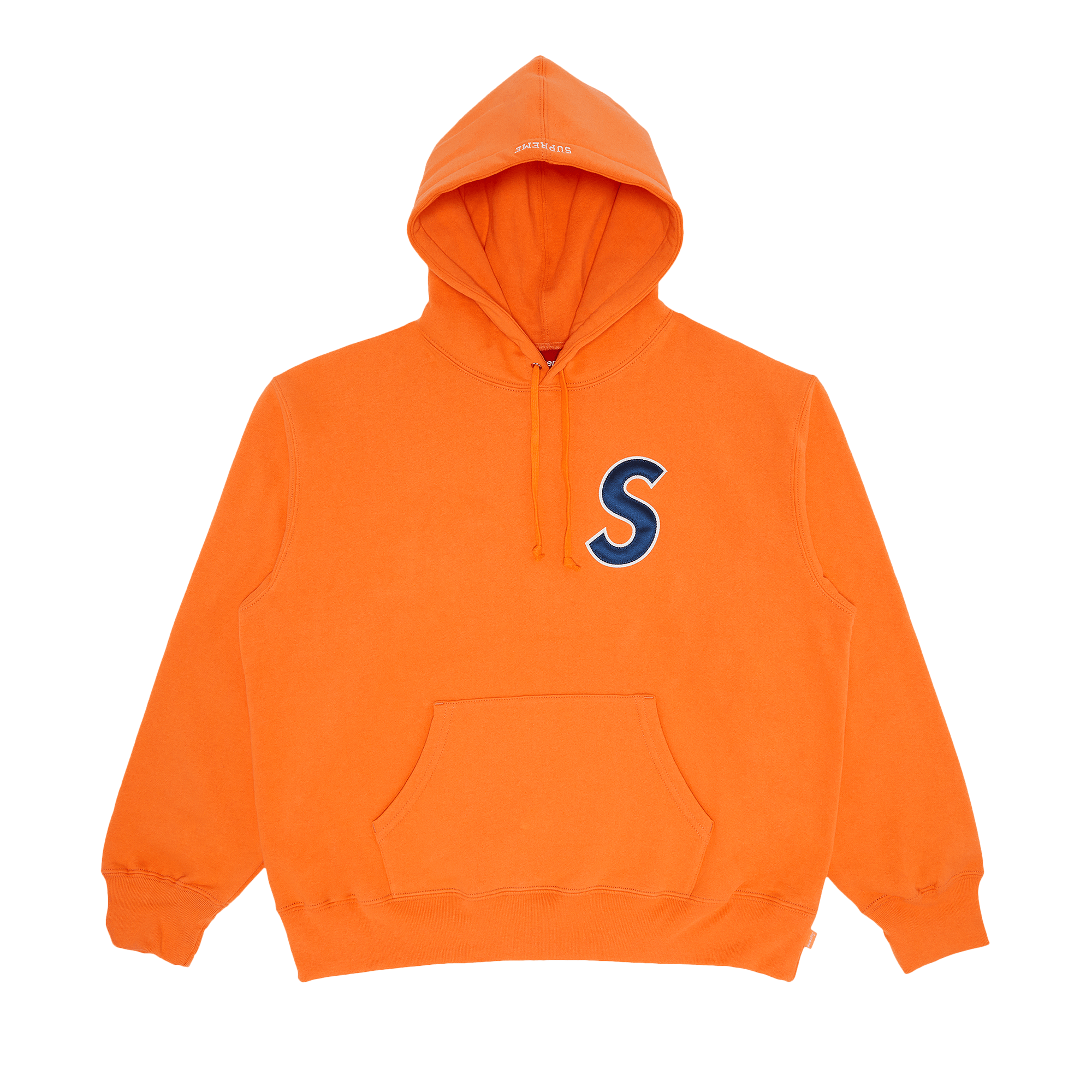 Supreme S Logo Hooded Sweatshirt 'Light Orange'