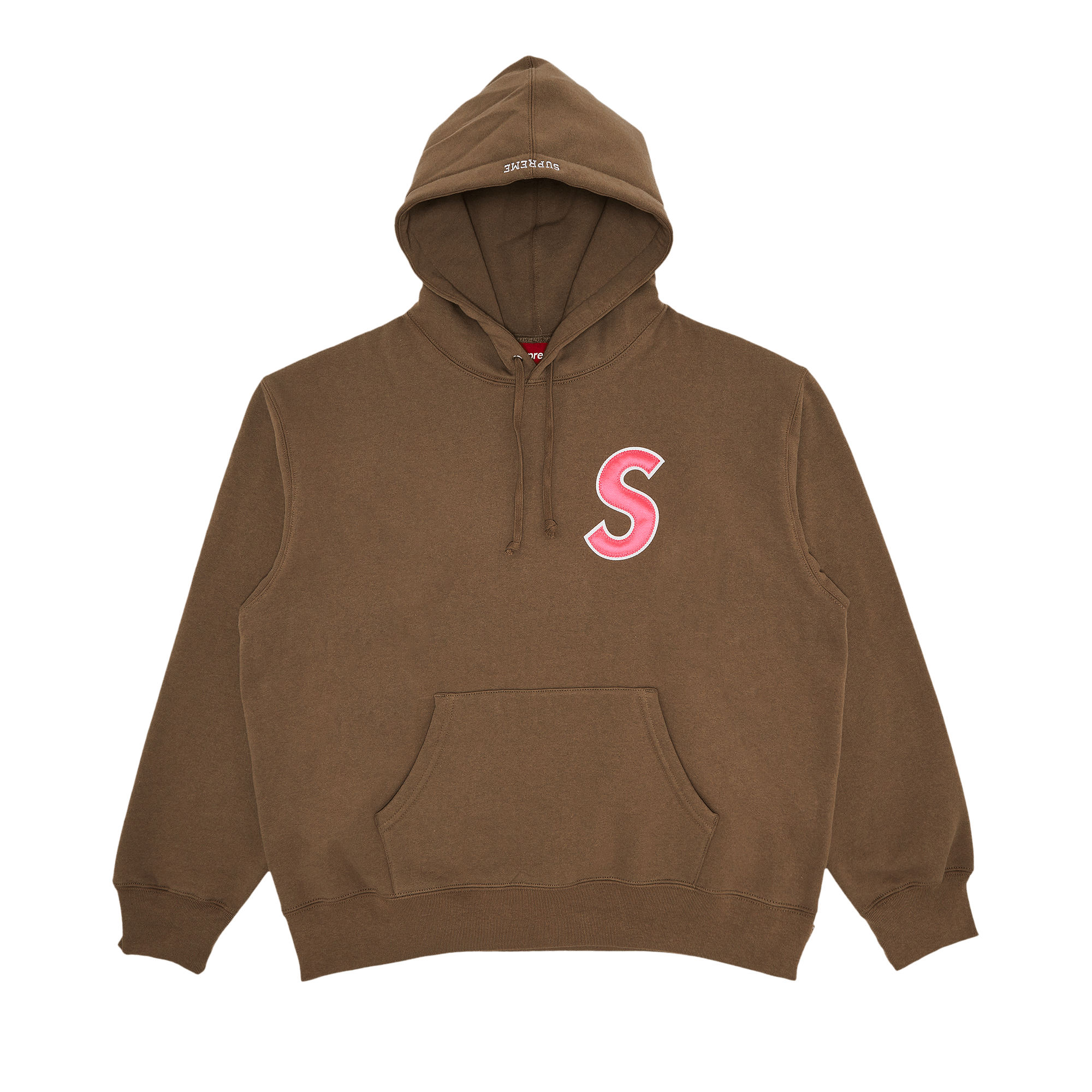 Supreme S Logo Hooded Sweatshirt 'Dusty Brown'