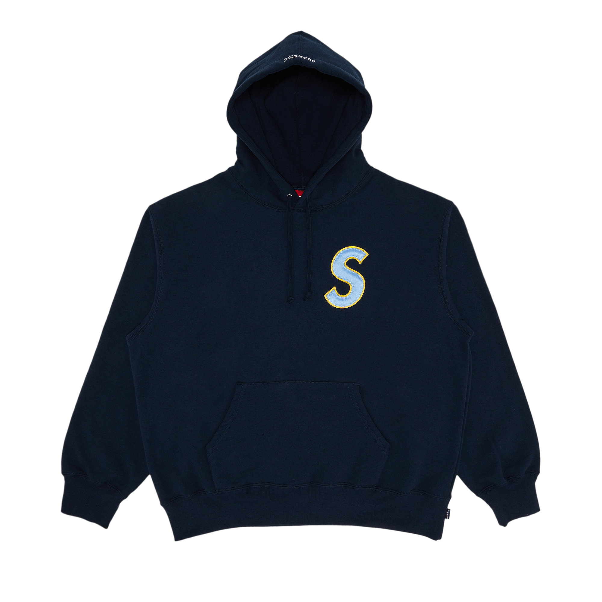 Supreme S Logo Hooded Sweatshirt 'Navy'