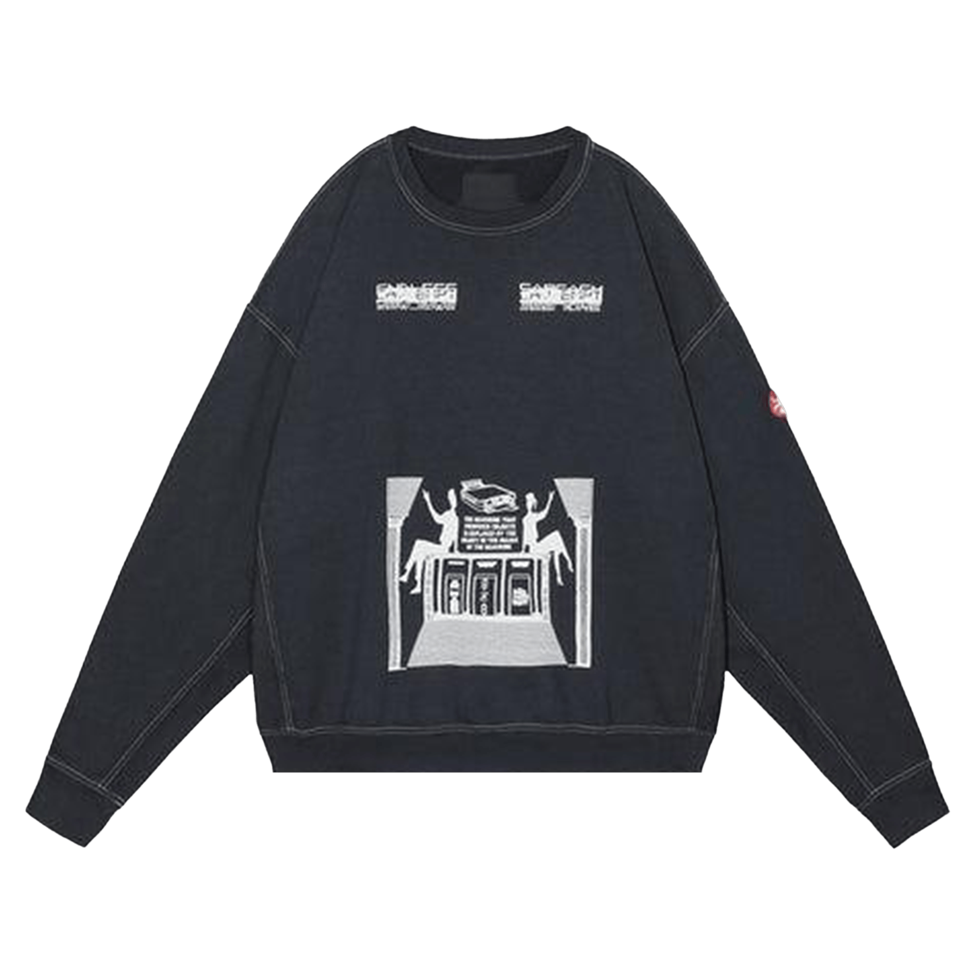 Buy Cav Empt Overdye Stripe Print Heavy Hoodie 'Green' - CES21CS15