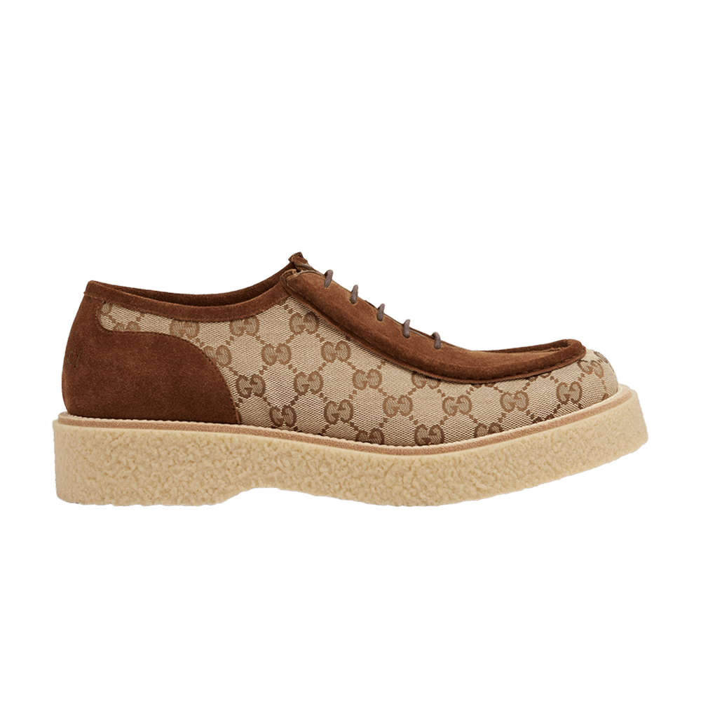 Gucci GG Supreme Lace-up 'Brown'