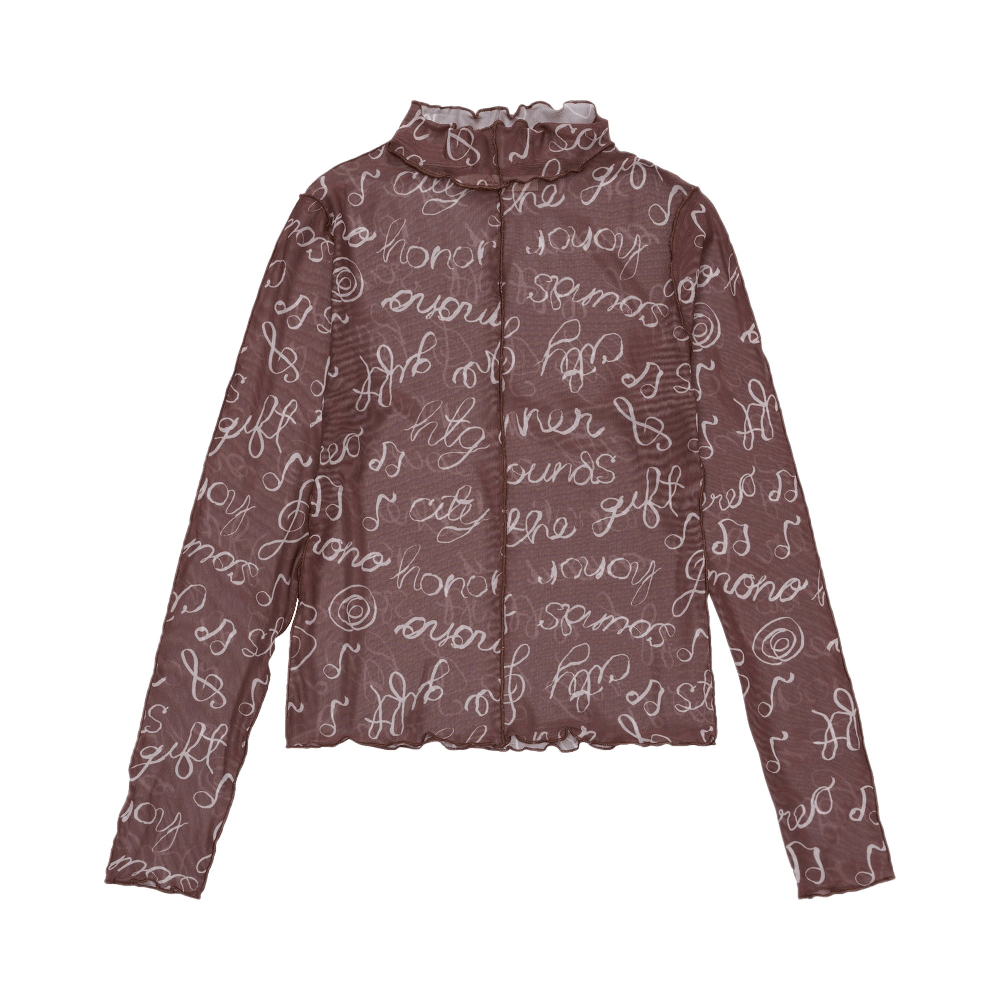 Honor The Gift Honor Lettuce Mock Neck Shirt 'Brown'