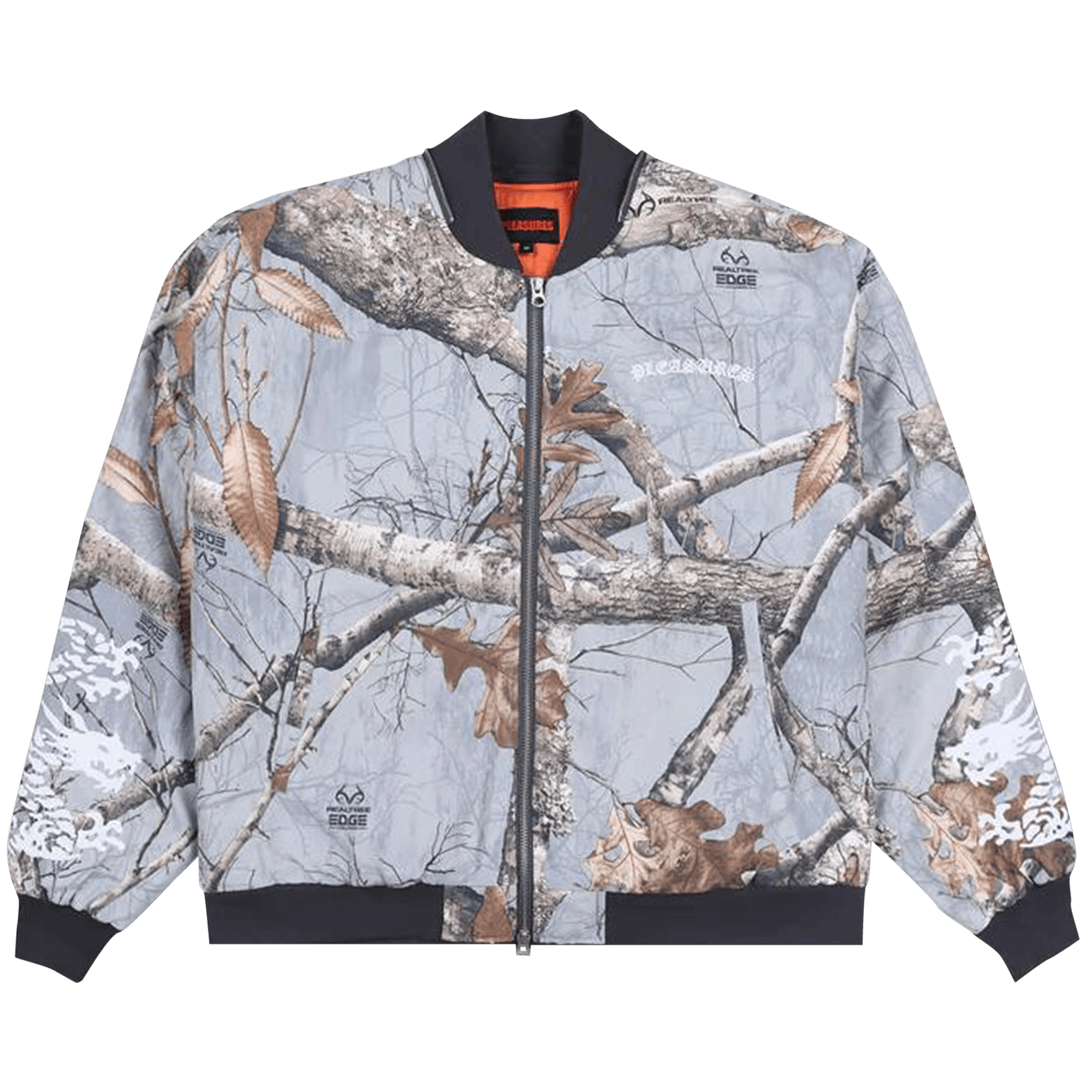Pleasures Dragon Bomber Jacket 'Grey Edge'