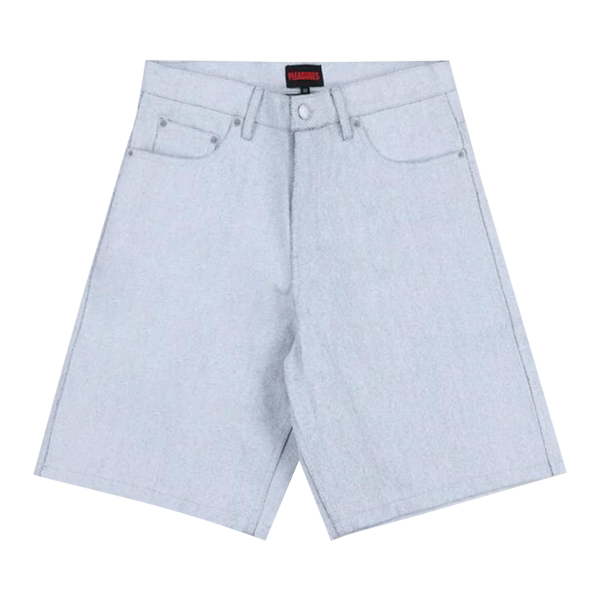 Pleasures Whiteout Baggy Jorts 'Off White'
