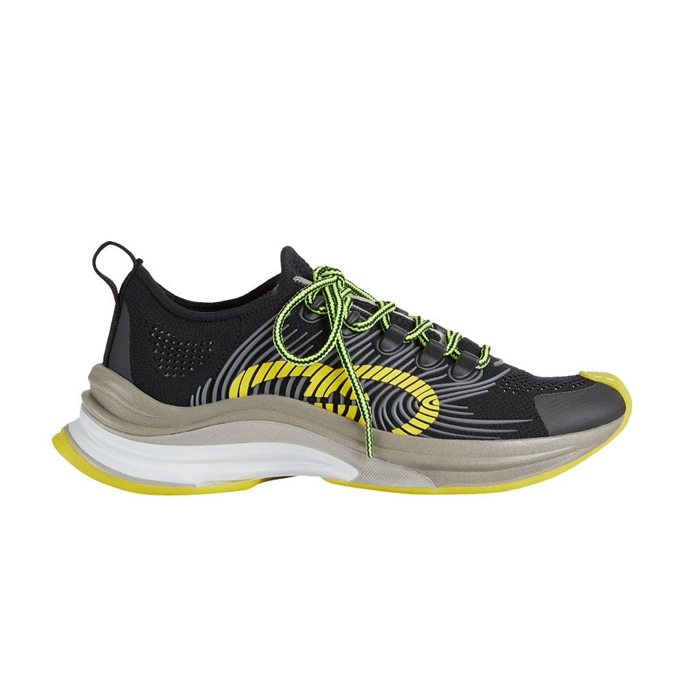 Gucci Wmns Run Sneaker 'Black Yellow'
