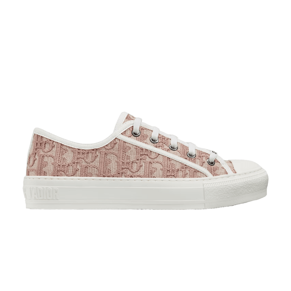 Dior Wmns Walk'N'Dior Embroidered Cotton Low 'Dior Oblique - Powder Nude'