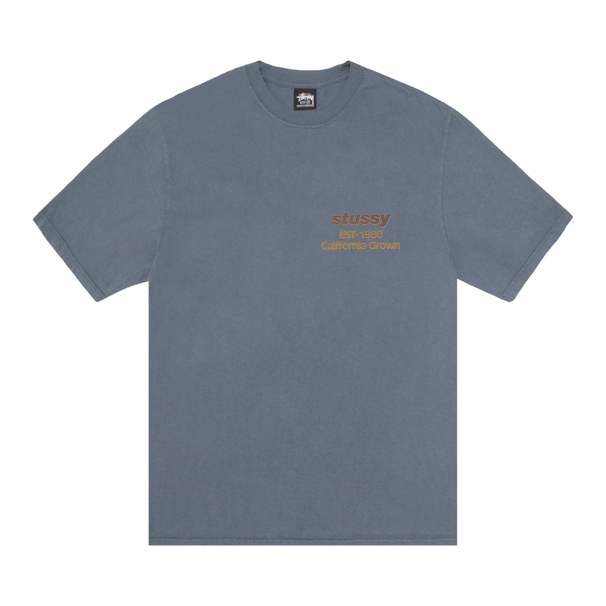 Stussy California Grown Tee Pigment Dyed 'Navy'