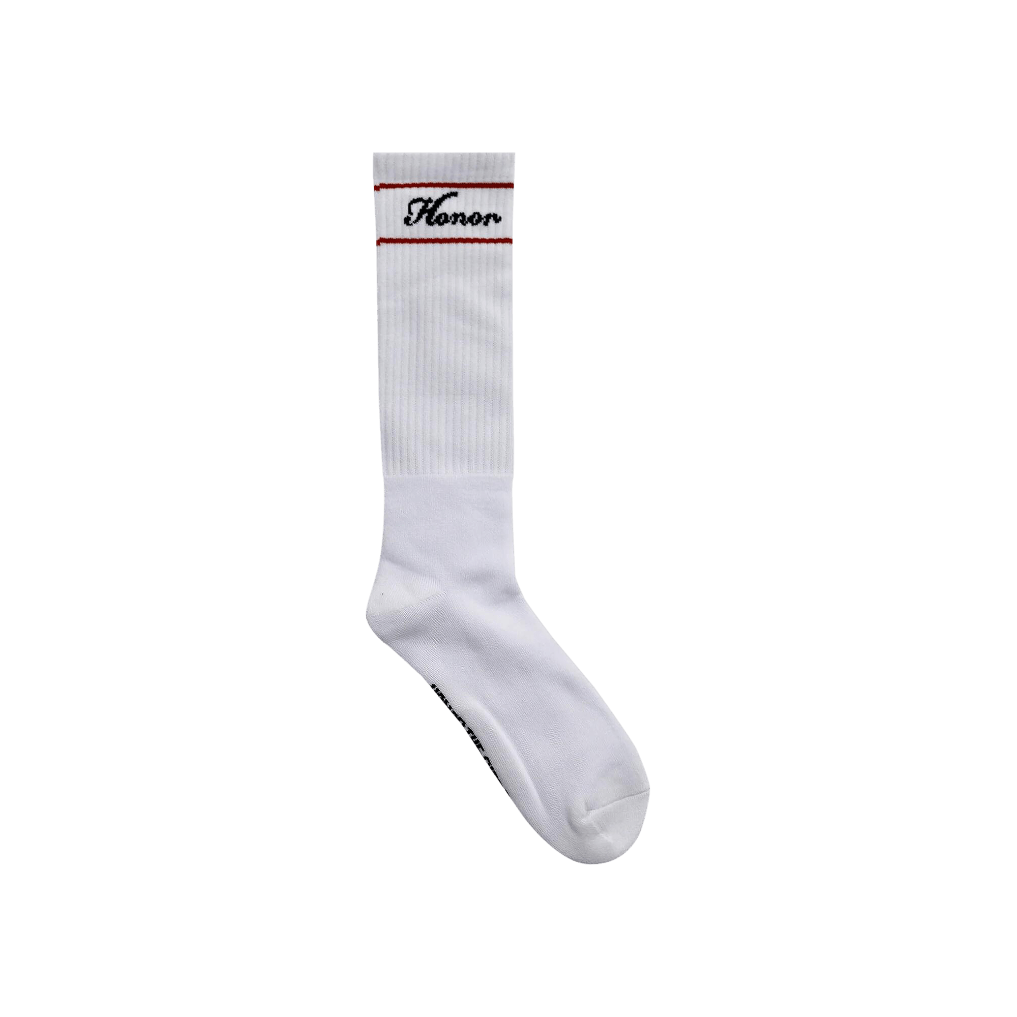 Honor The Gift Honor Striped Ribbed Sock 'White'