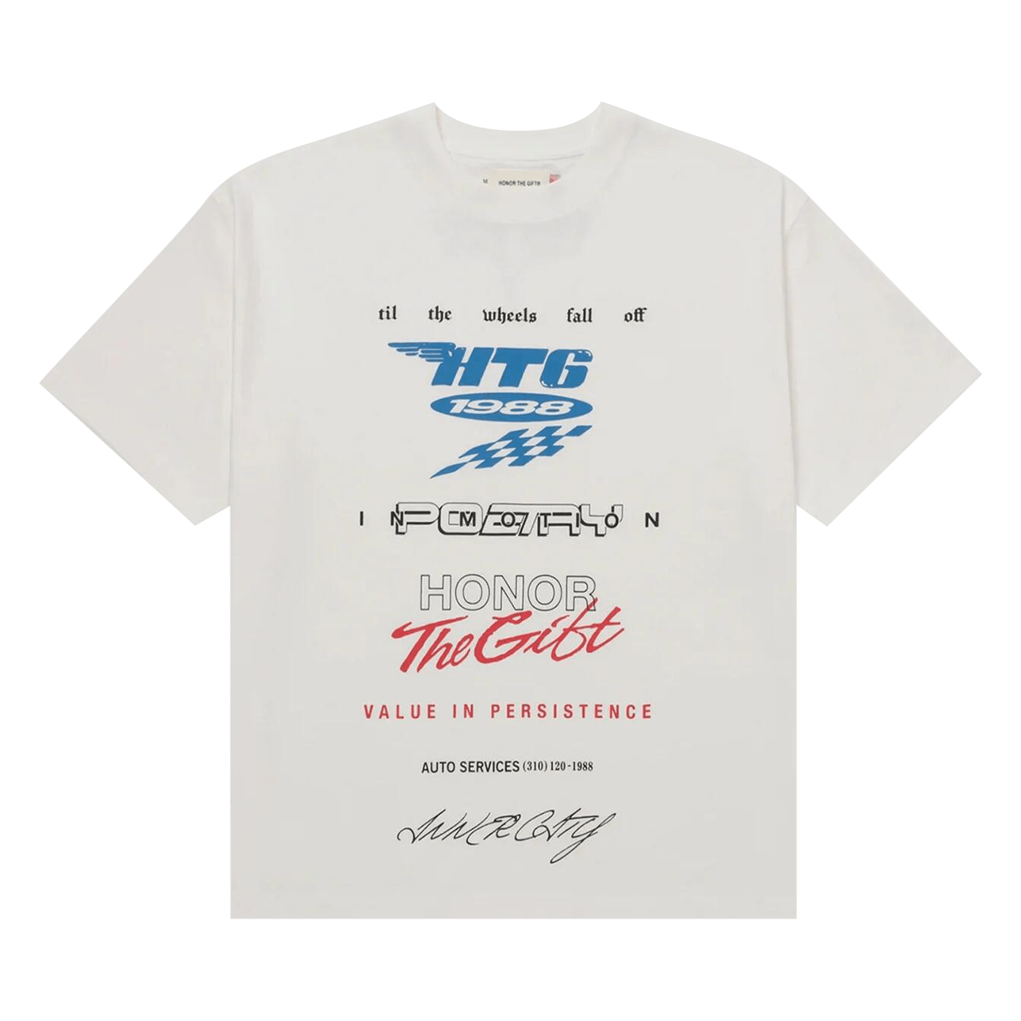 Honor The Gift Persistence Race Tee 'White'