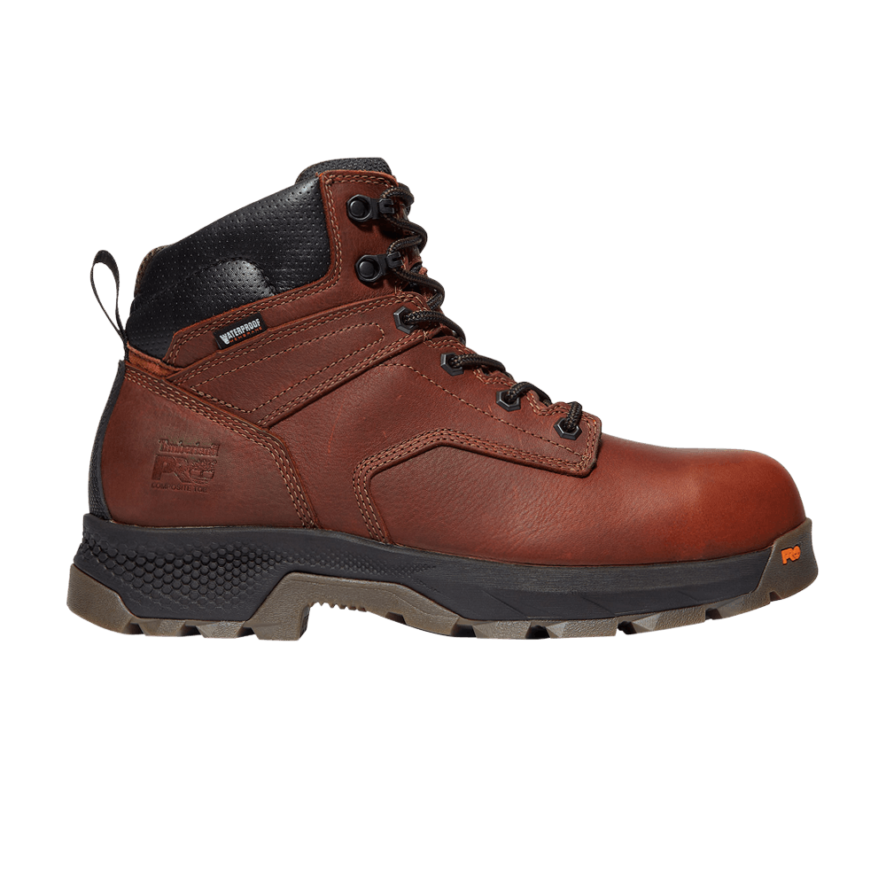 Timberland TiTAN EV 6 Inch Composite Toe Waterproof Work Boot 'Teak Brown'