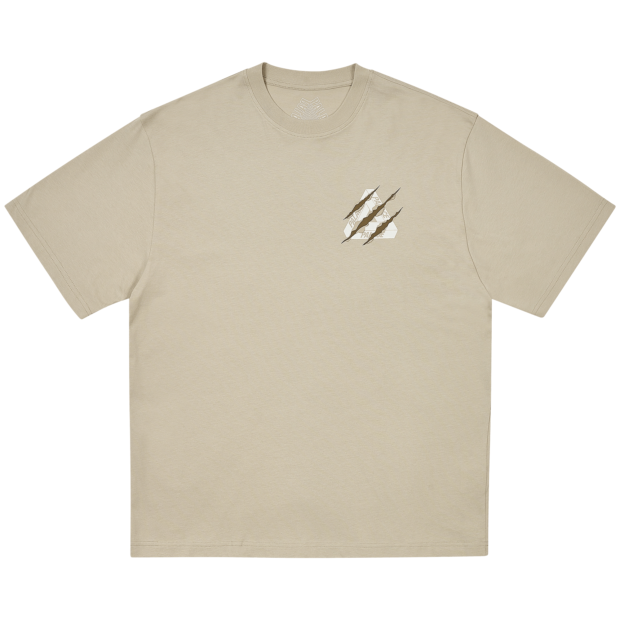 Palace Ripped Tri T-Shirt 'Stoney Grey'
