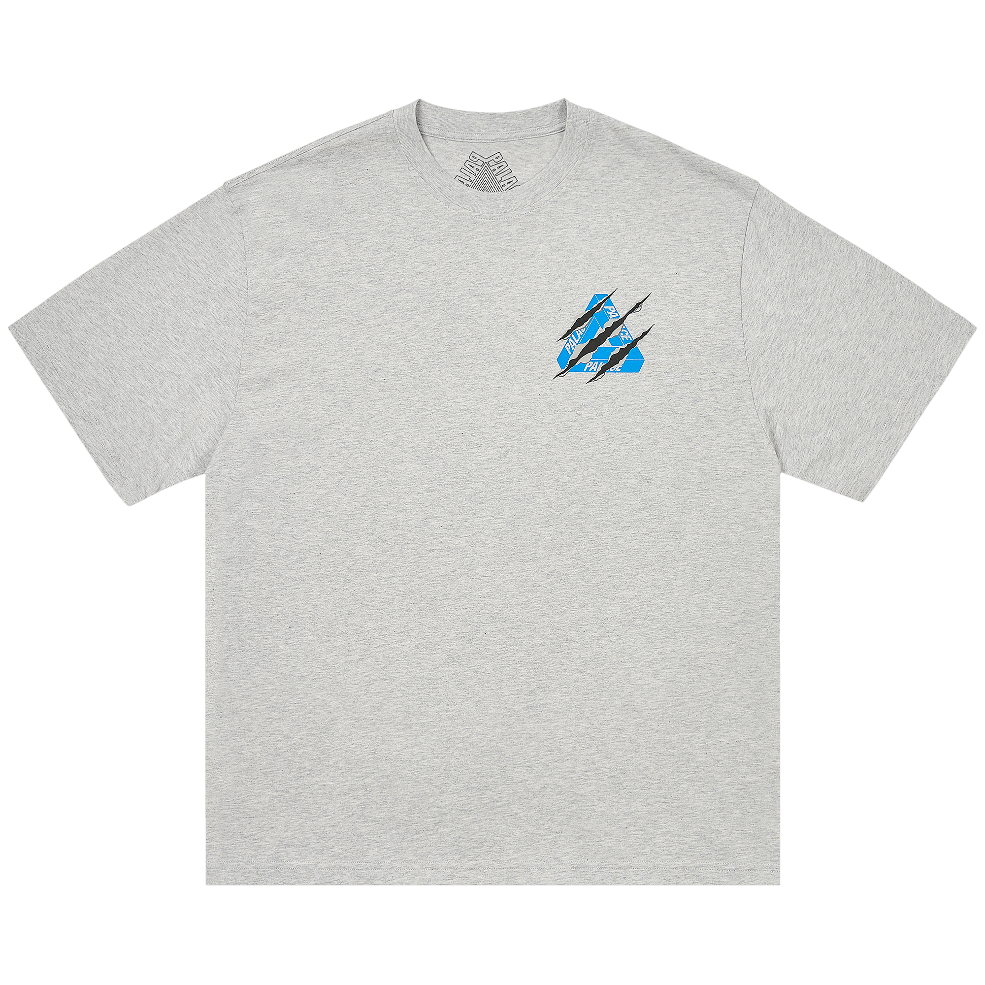 Palace Ripped Tri T-Shirt 'Grey Marl'