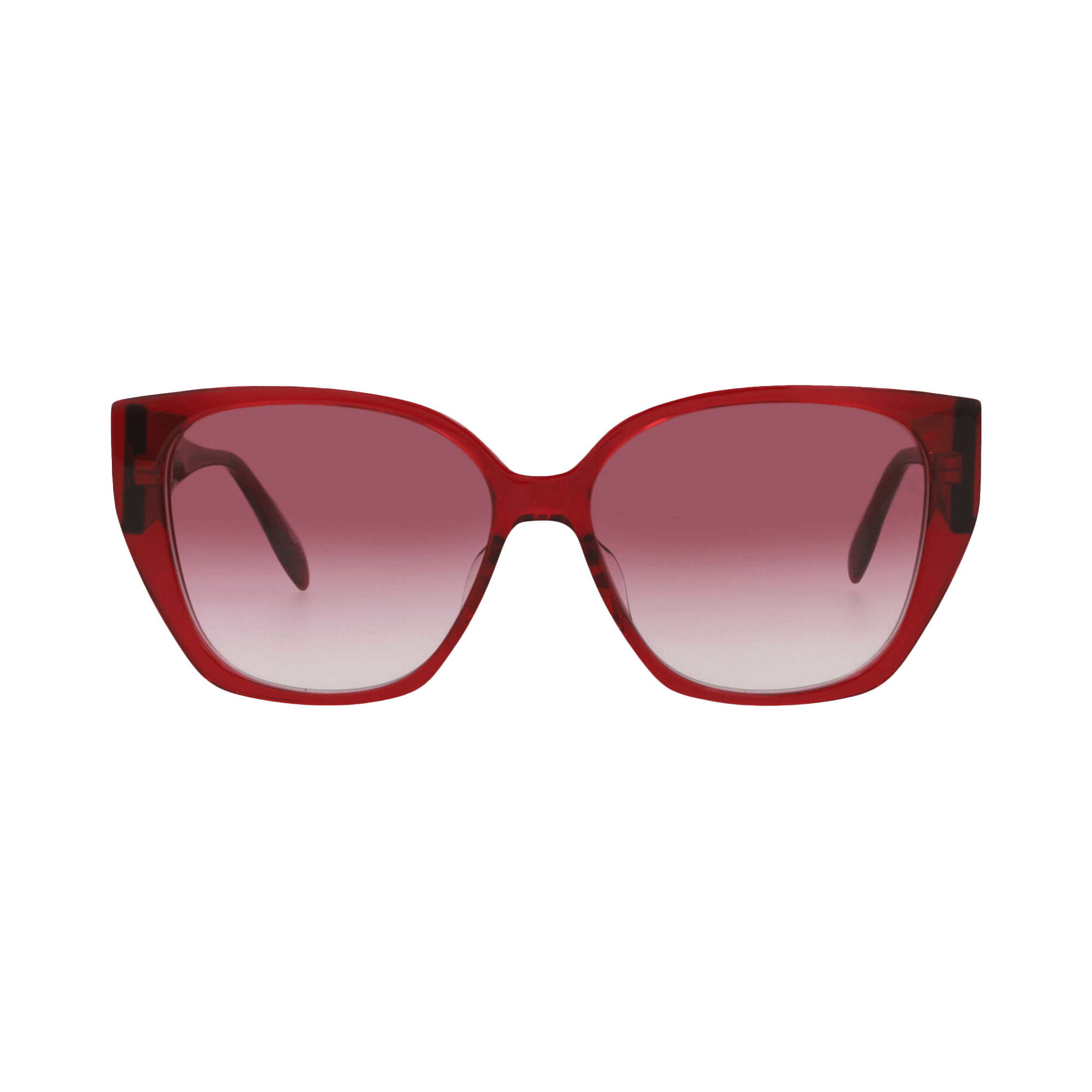 Alexander McQueen Cat Eye Sunglasses 'Burgundy/Red'