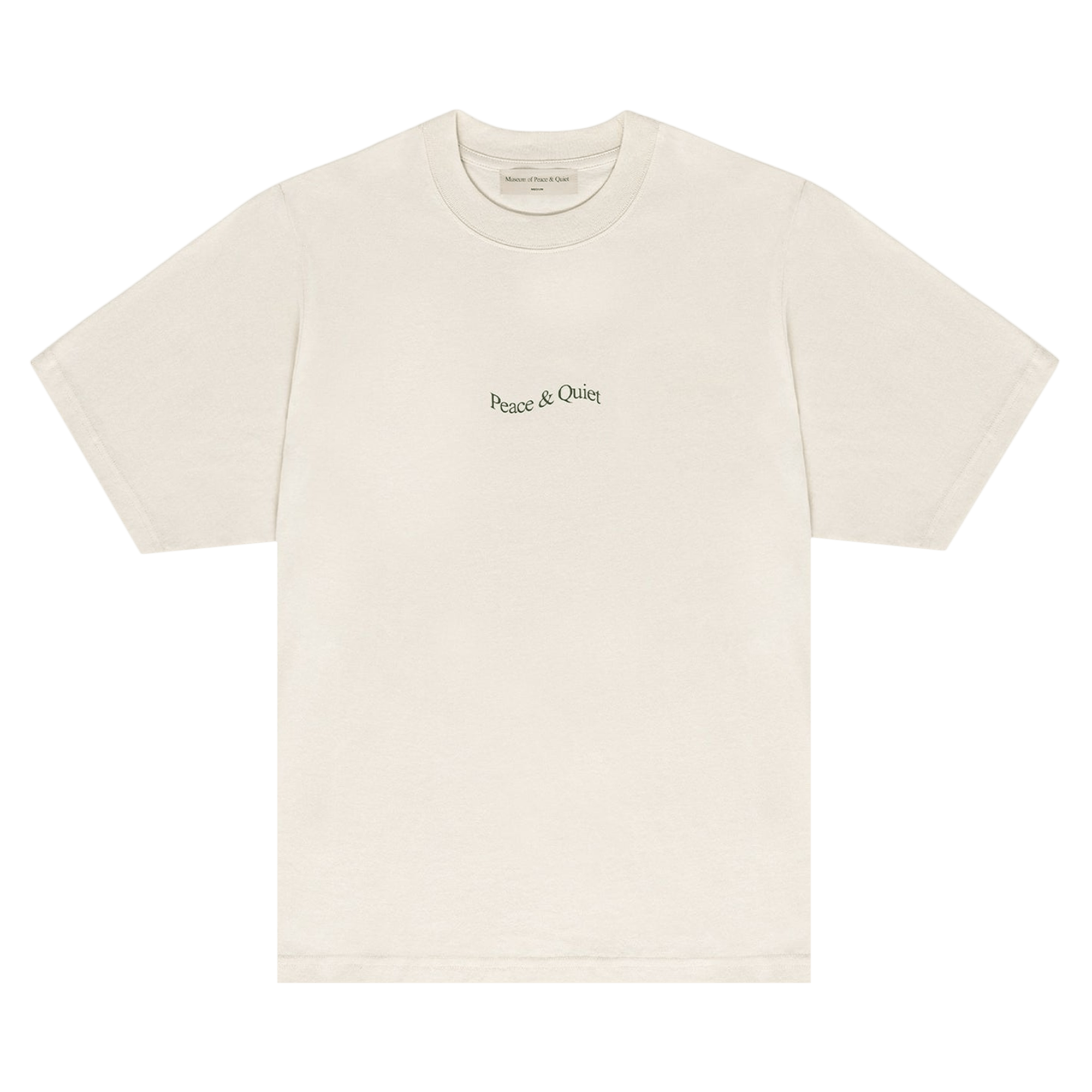 Museum of Peace & Quiet Wordmark T-Shirt 'Bone'