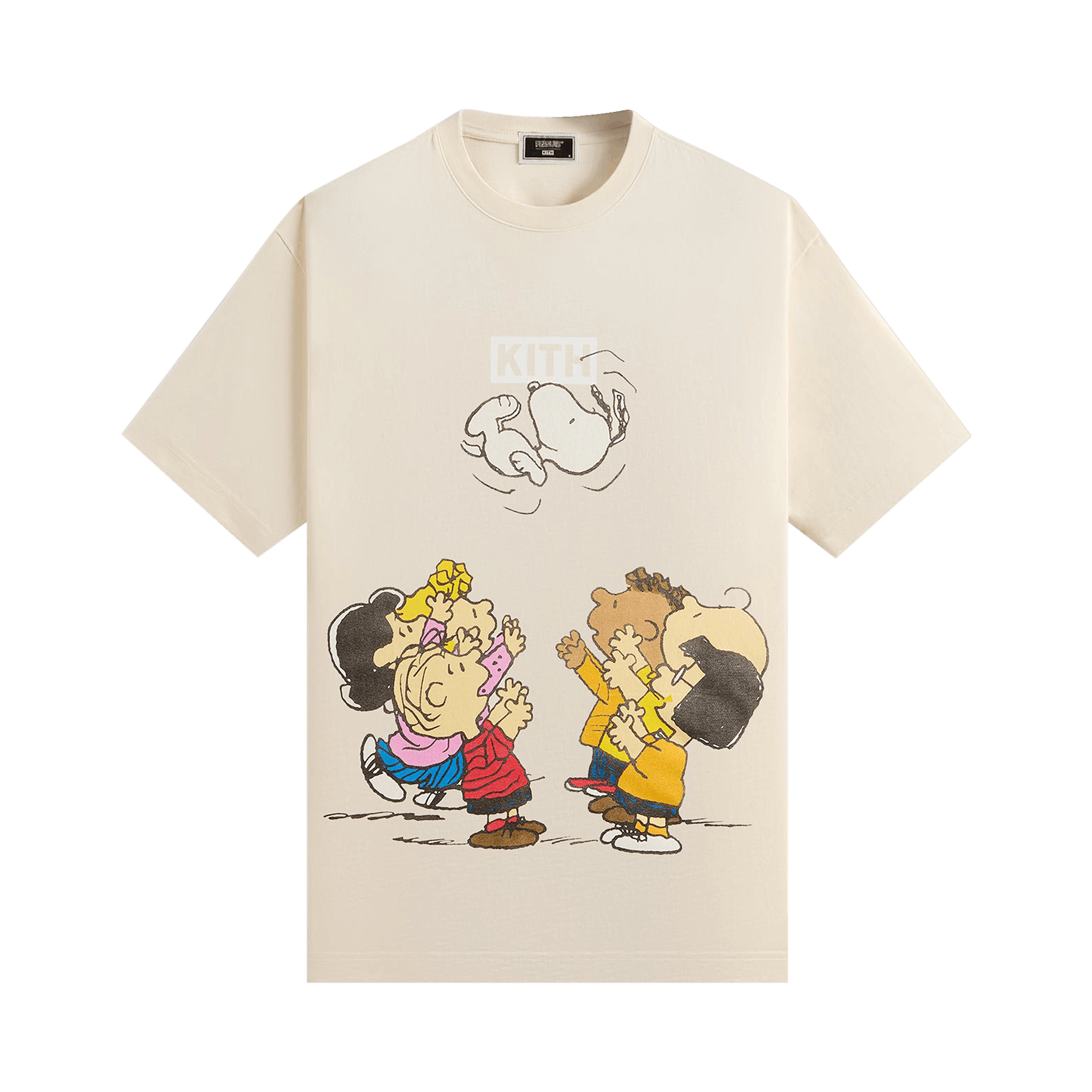 Kith For Peanuts Celebration Vintage Tee 'Sandrift'