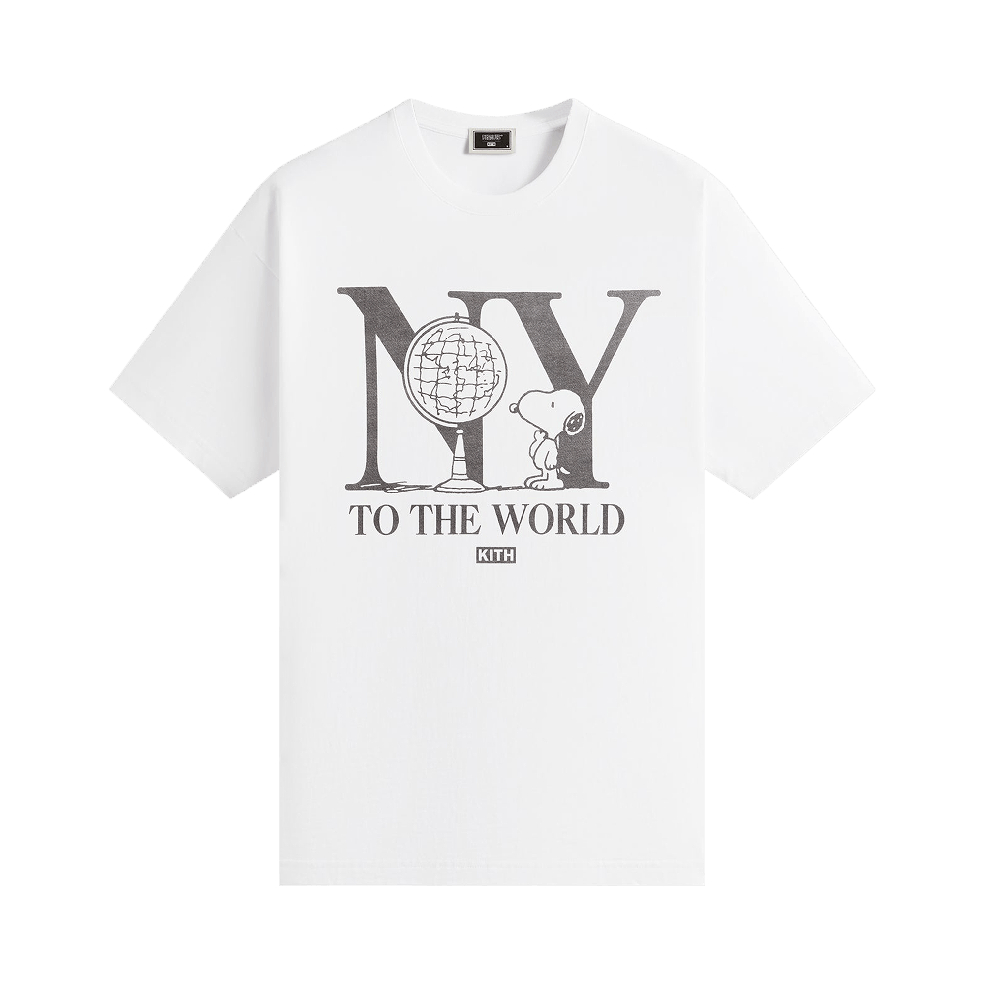Kith For Peanuts New York To The World Vintage Tee 'White'