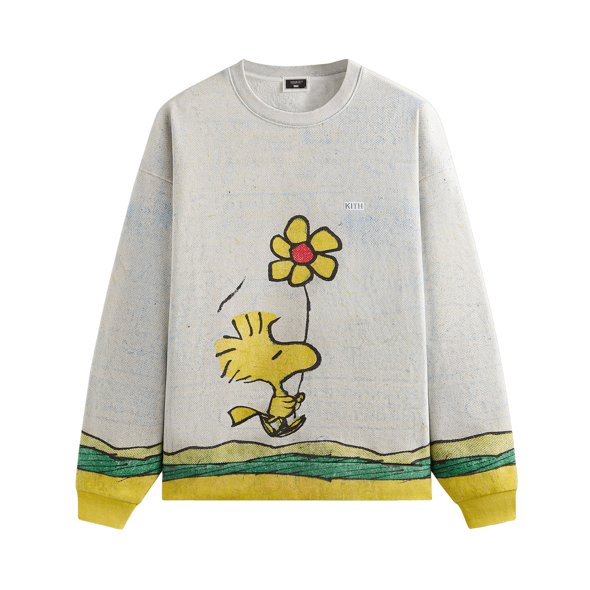 Kith For Peanuts Woodstock Comic Nelson Crewneck 'Chalk'
