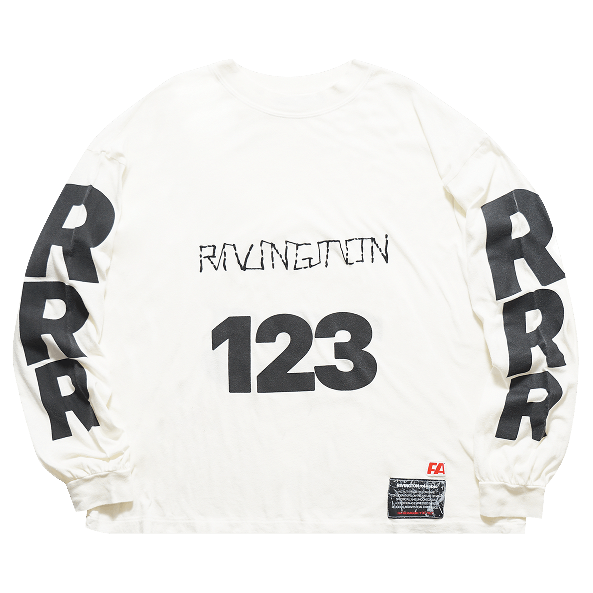 RIVINGTON roi Rebis Uso 123 Garden Long-Sleeve Tee 'Max White'