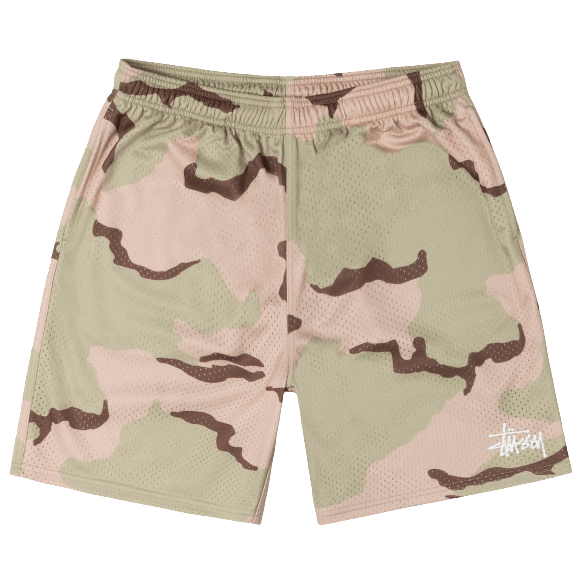 Stussy Basic Mesh Short 'Sand Camo'