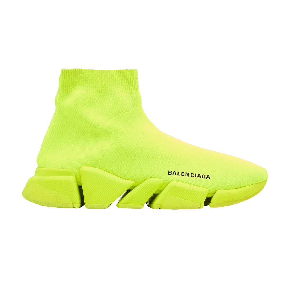 Balenciaga Speed 2 Trainer Knit 'Fluo Yellow'