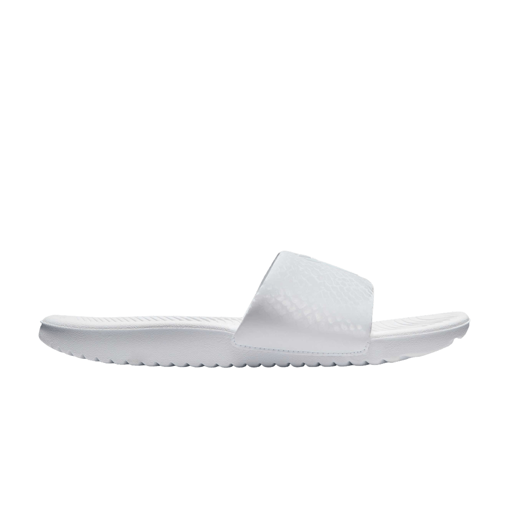 Kobe Bryant x Nike Kawa Slide GS 'Triple White'
