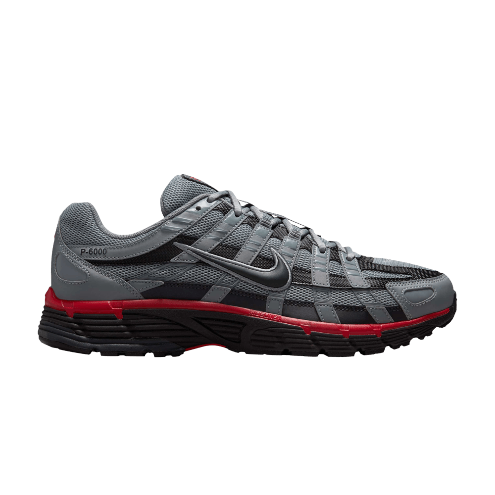 Nike P-6000 'Cool Grey University Red'