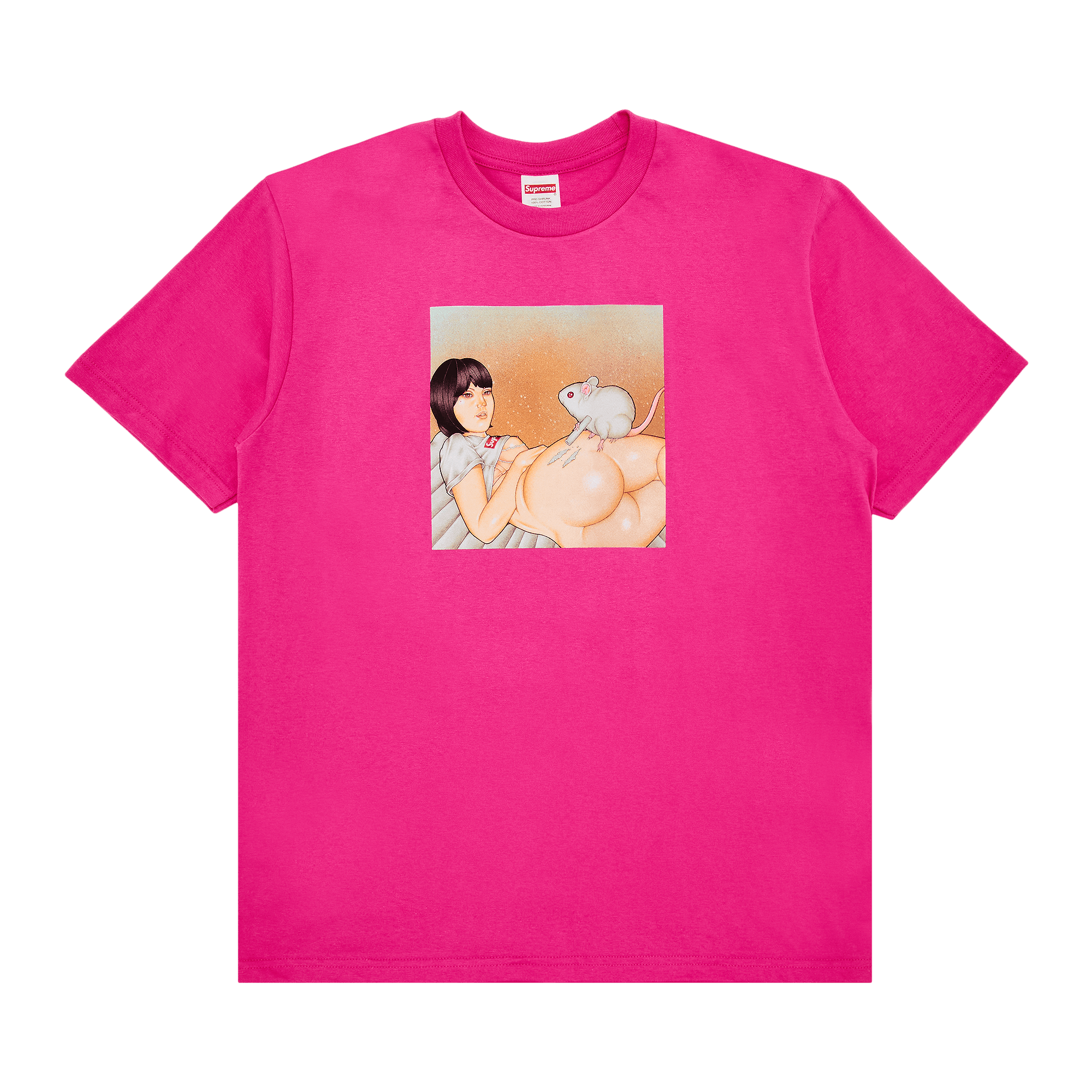 Supreme Mouse Tee 'Fuchsia'