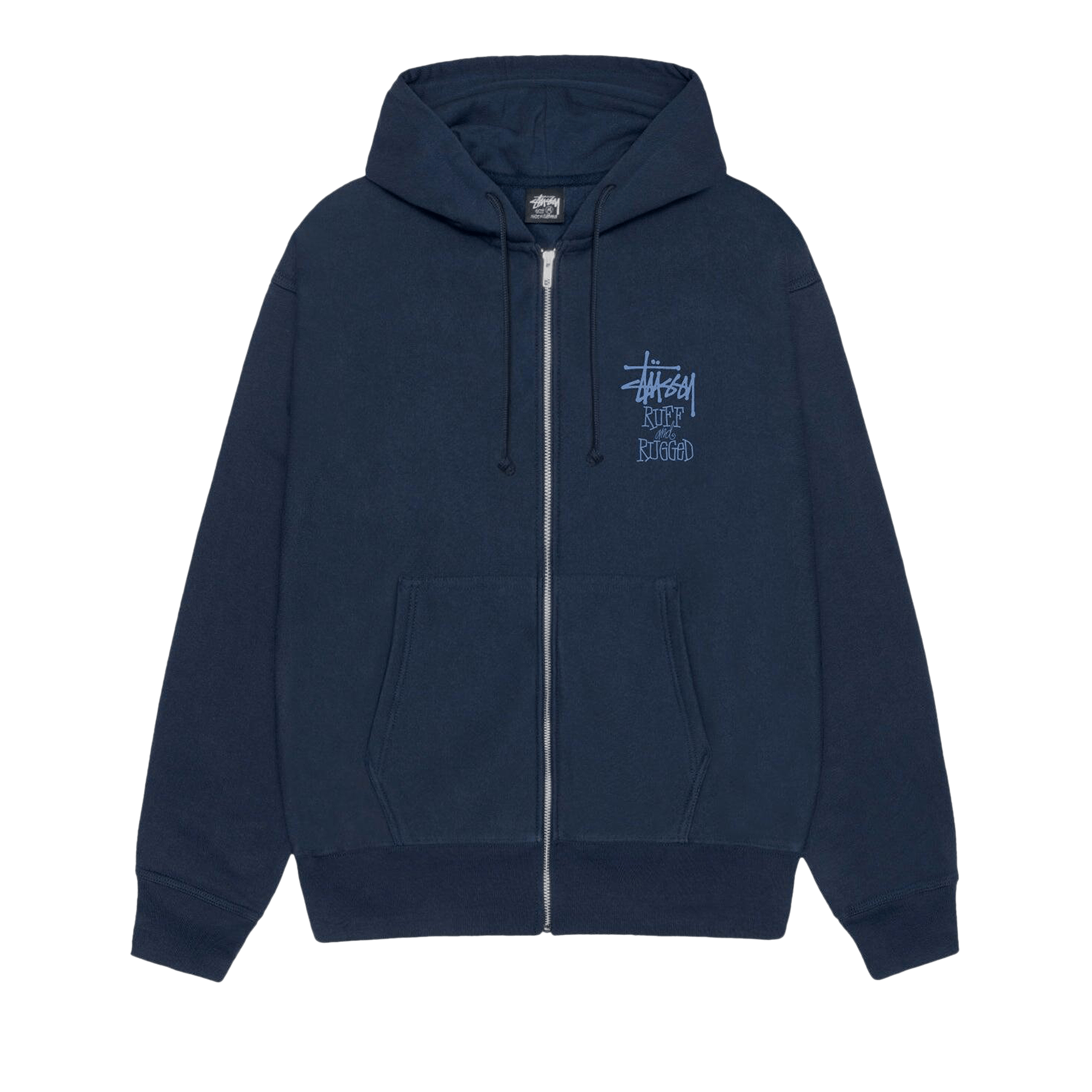 Stussy Well Suited Zip Hoodie 'Navy'