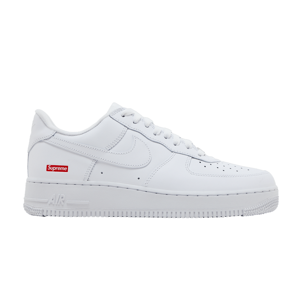 Логотип Supreme x Air Force 1 Low 'Box - белый'