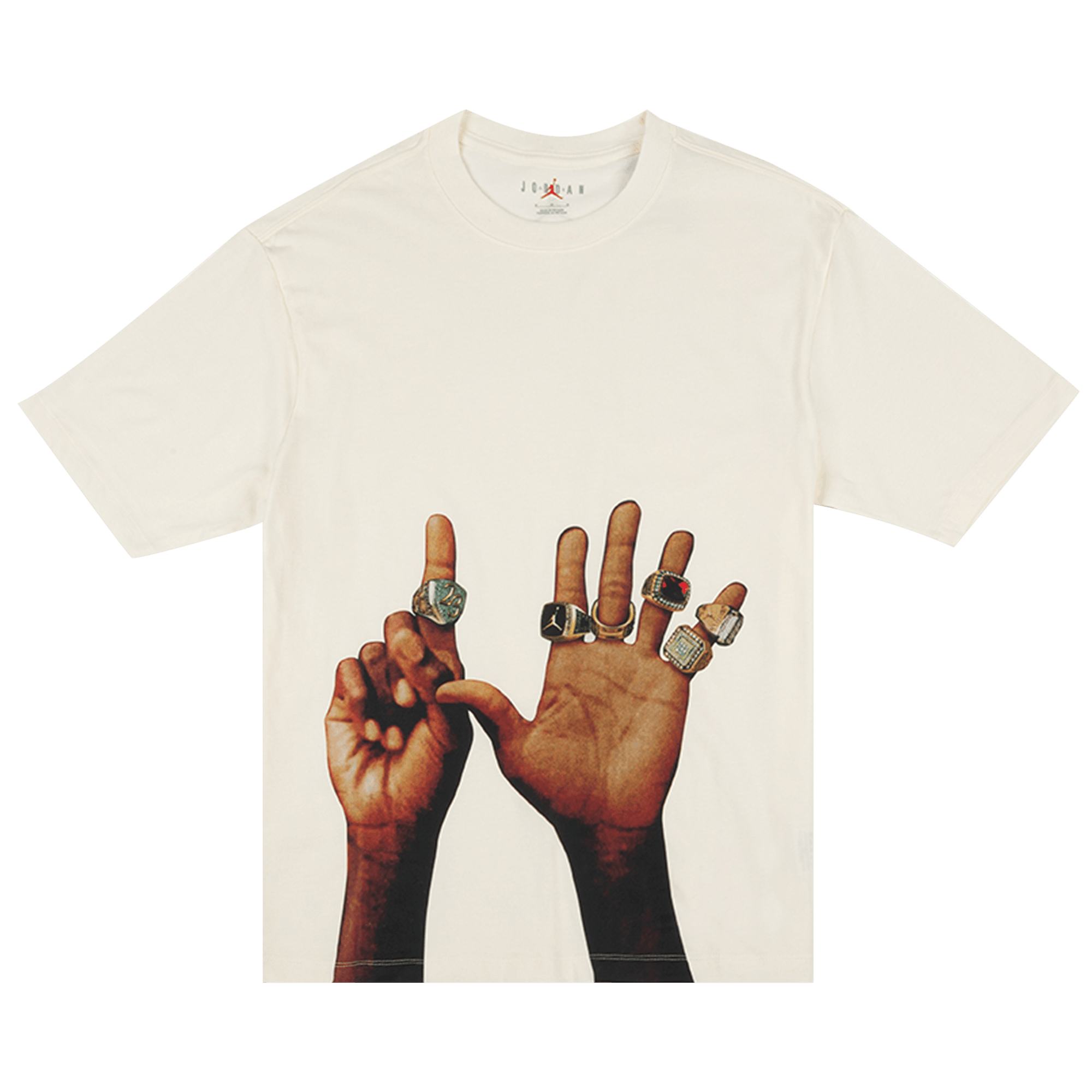 Air Jordan Flight MVP Rings T-Shirt 'Sail/Black'