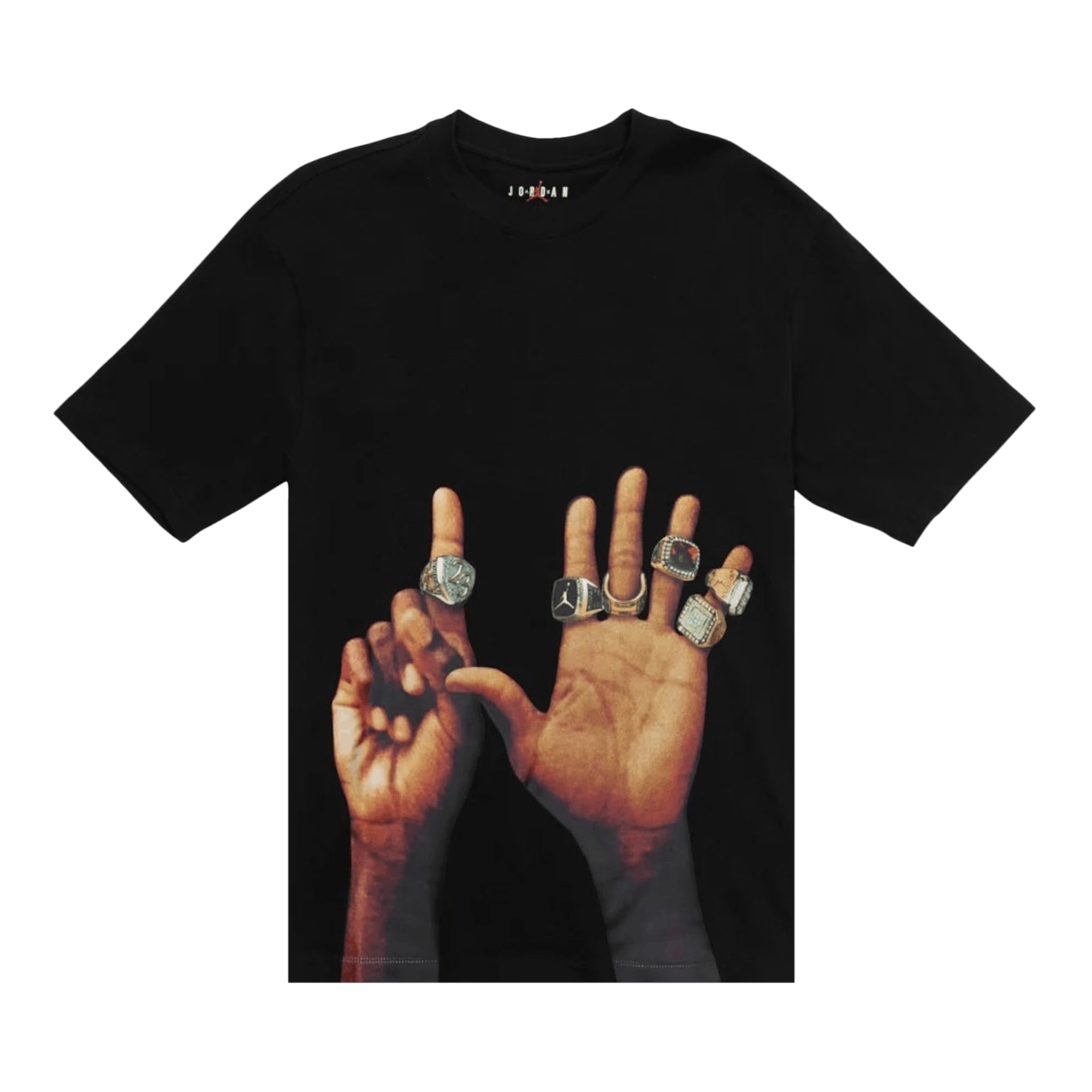 Air Jordan Flight MVP Rings T-Shirt 'Black/Sail'