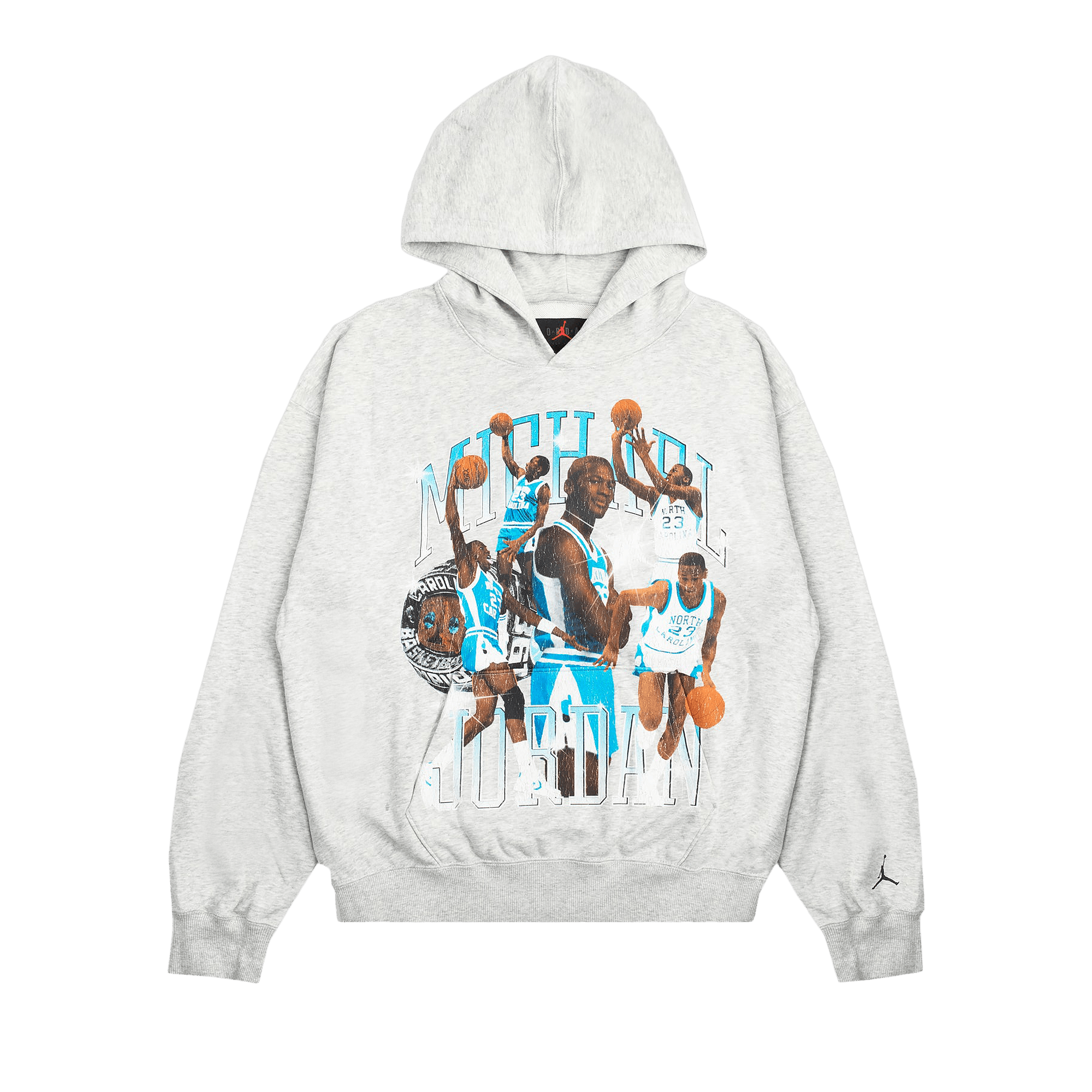 Air Jordan Jordan Flight Hoodie 'Grey Heather/Black'