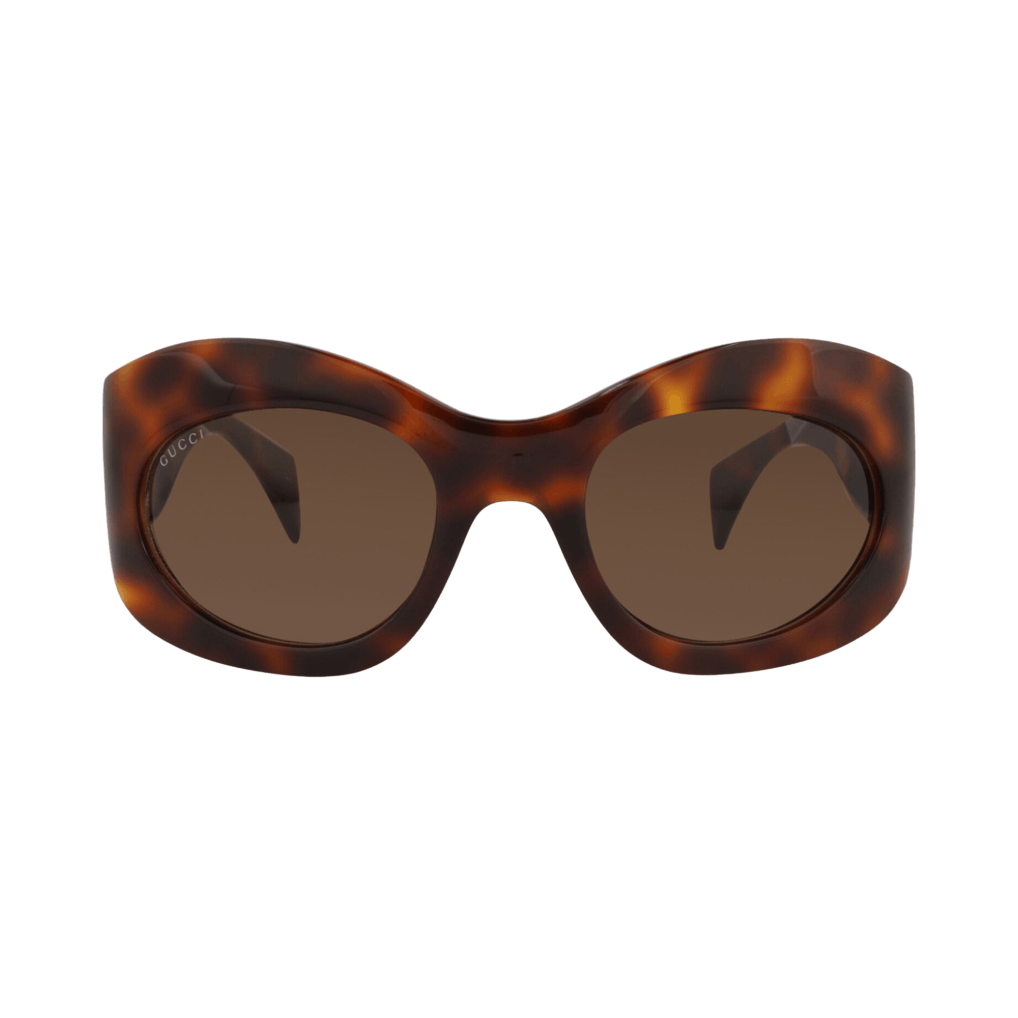 Gucci Shield Sunglasses 'Havana/Brown'