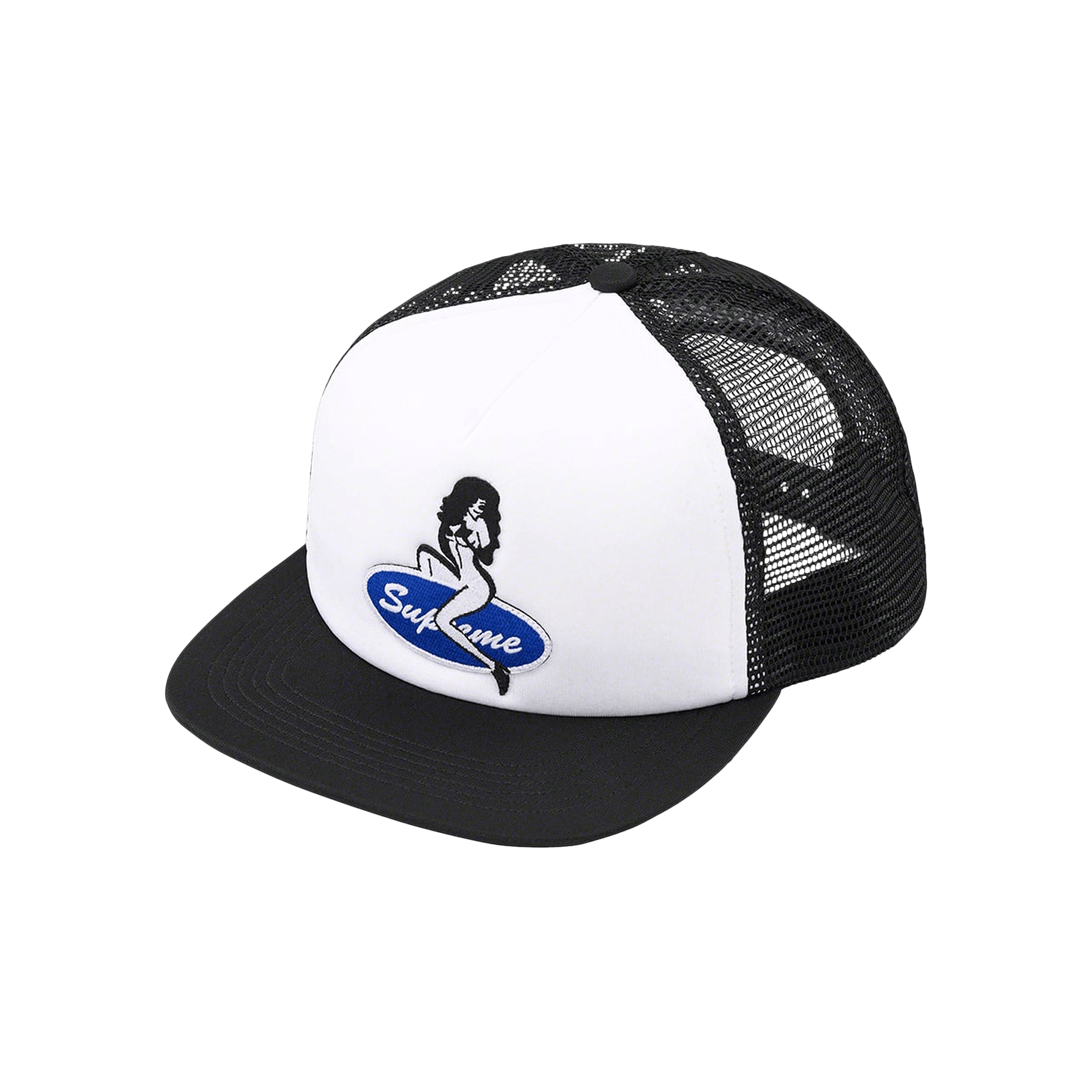Supreme Pin Up Mesh Back 5-Panel 'Black'