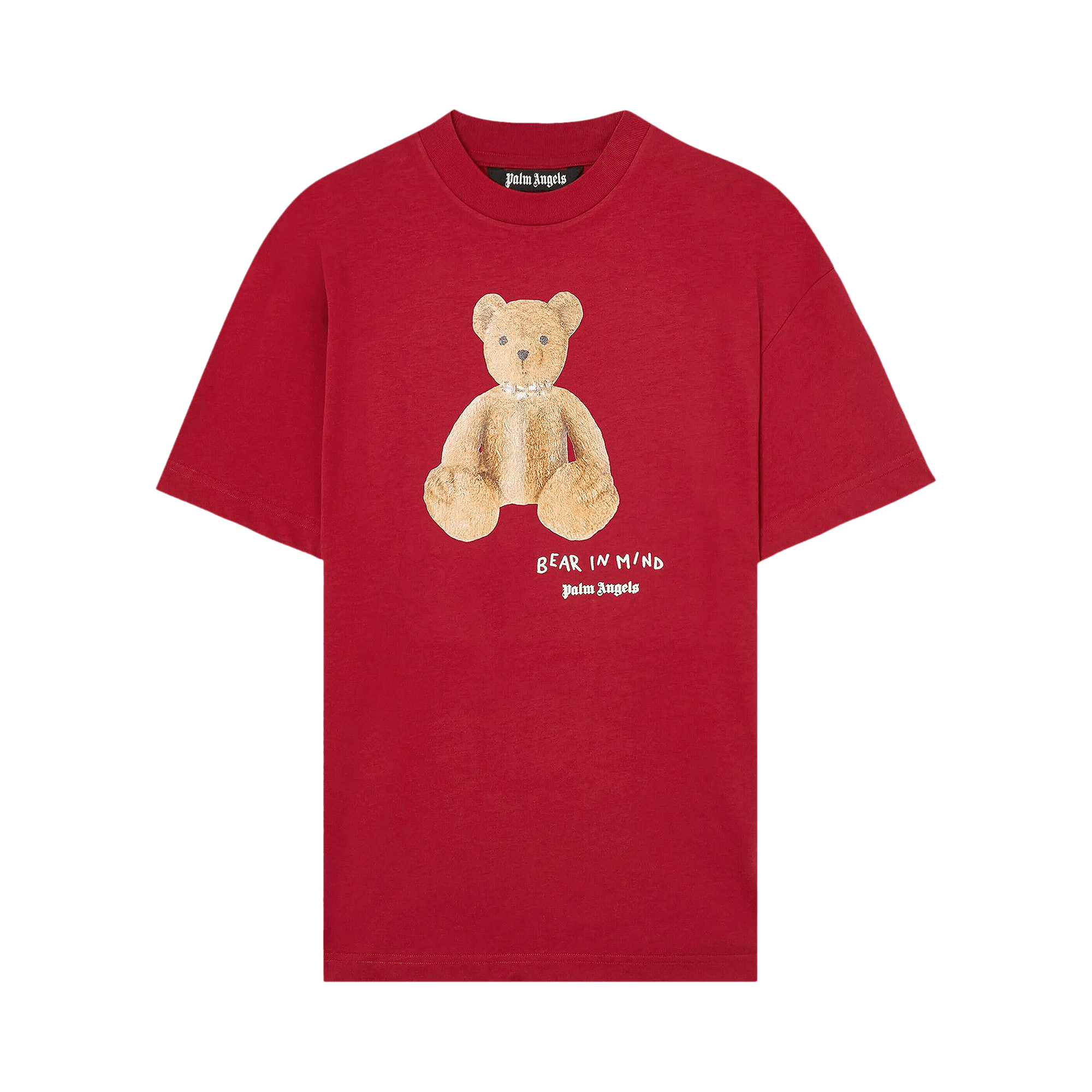 Palm Angels Bear In Mind Reg Tee 'Red/Brown'