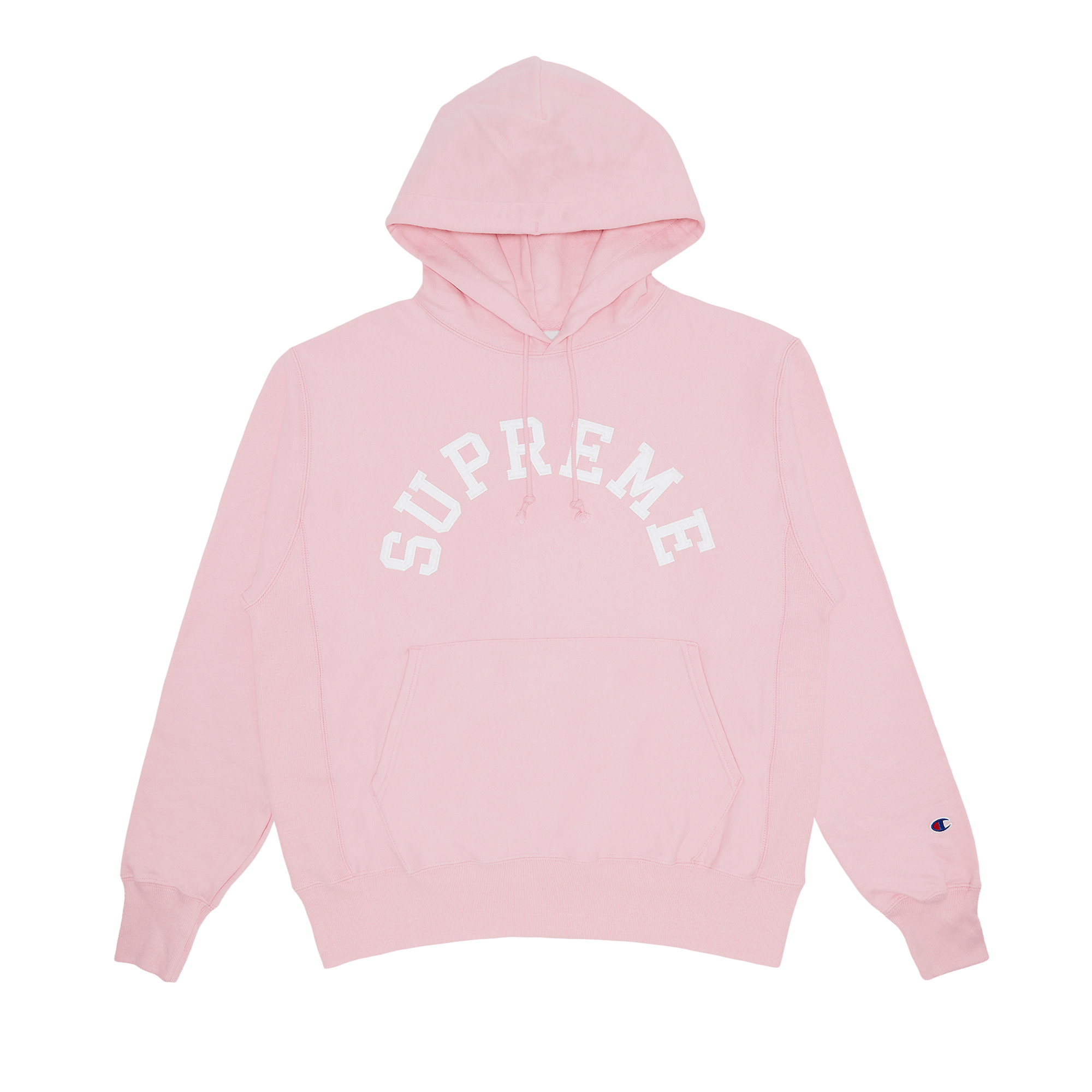 Supreme Champion Hooded Sweatshirt 'Pink'