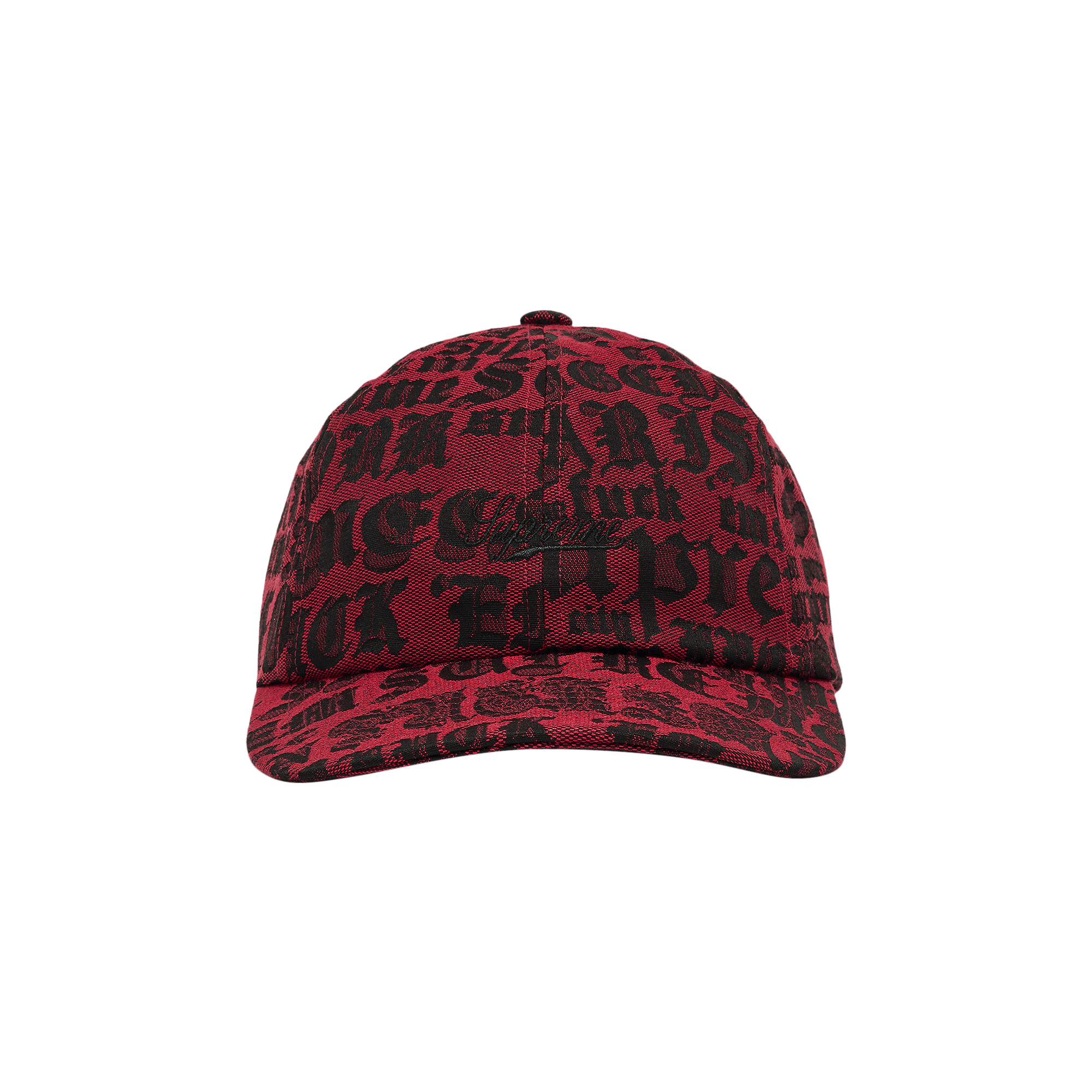 Supreme Cities Jacquard 6-Panel 'Red'