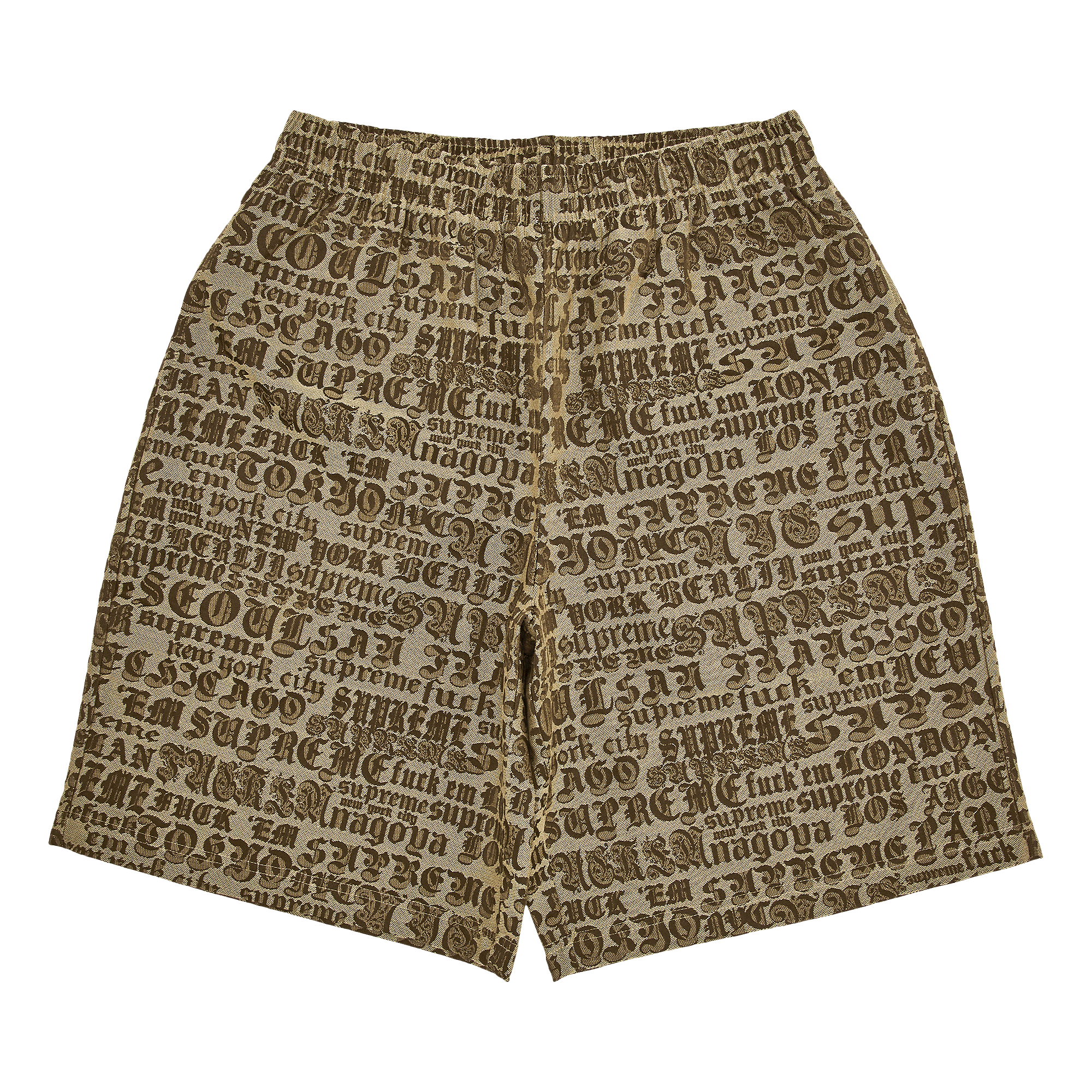 Supreme Cities Jacquard Short 'Tan'