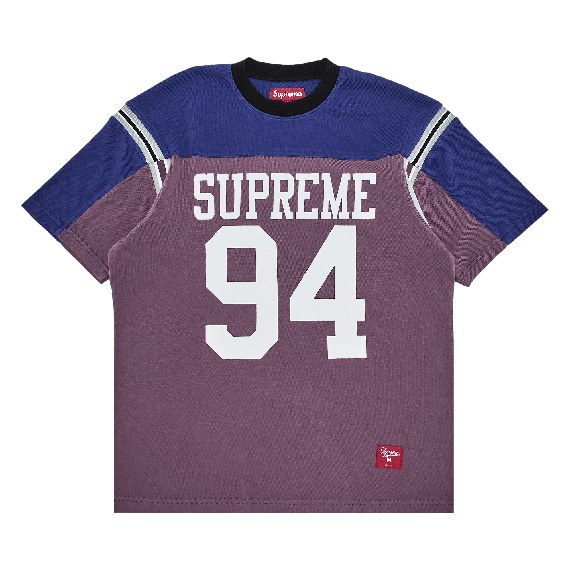 Supreme Split Short-Sleeve Football Top 'Purple'