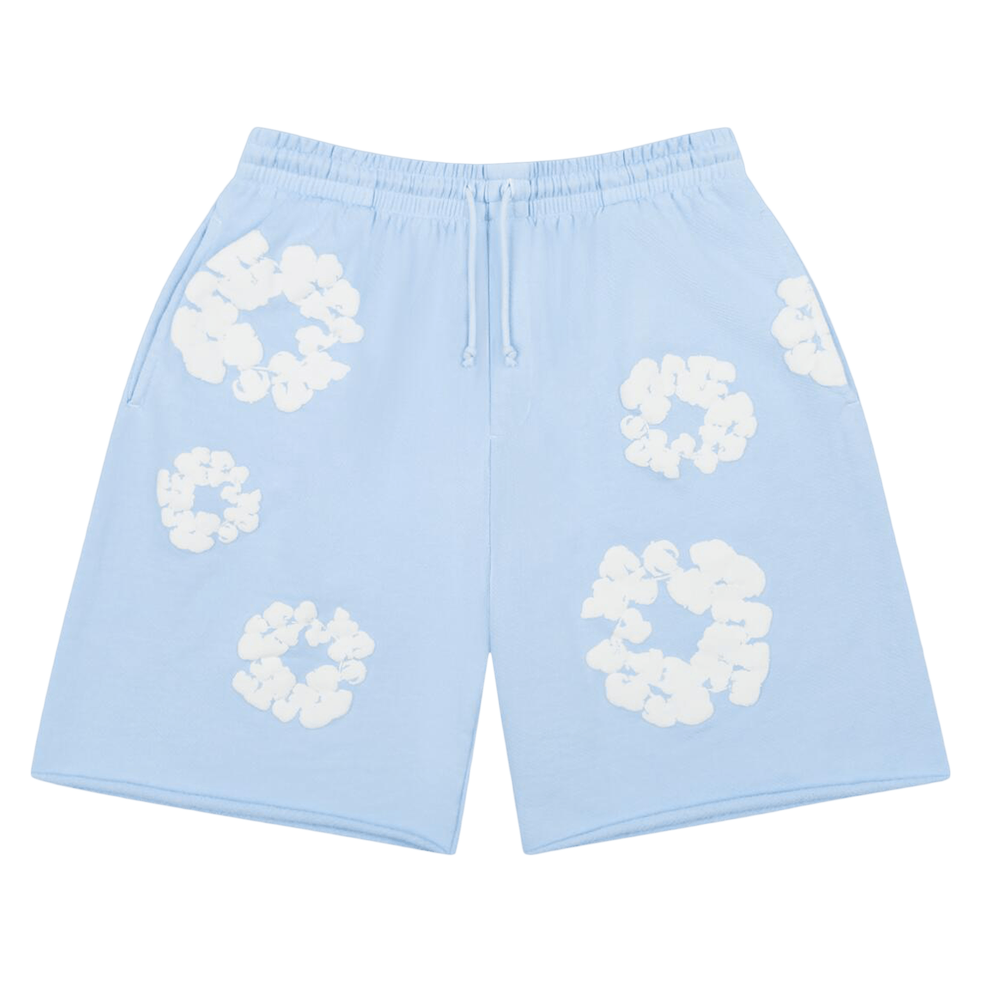 Denim Tears The Cotton Wreath Sweat Shorts 'Powder Blue'