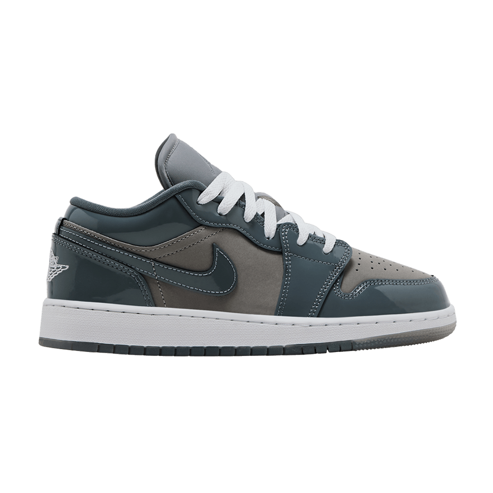 Air Jordan 1 Low GS 'Patent Cool Grey'
