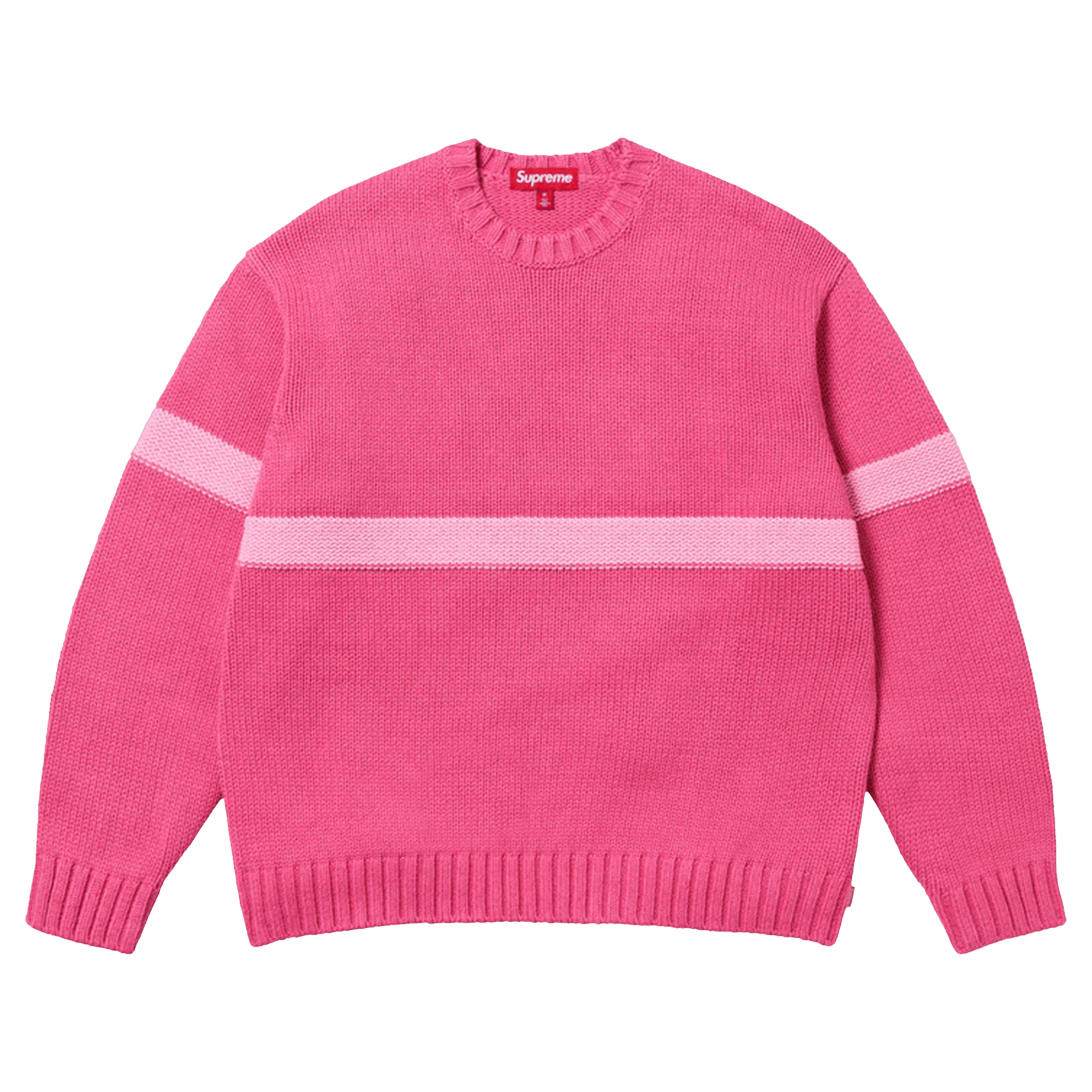 Supreme Tonal Appliqué Sweater 'Dark Pink'