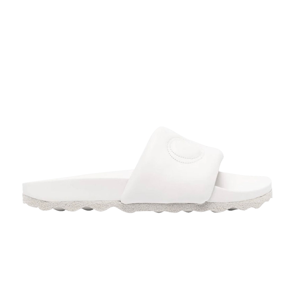 Off-White Bookish Leather Slider 'Light Grey'