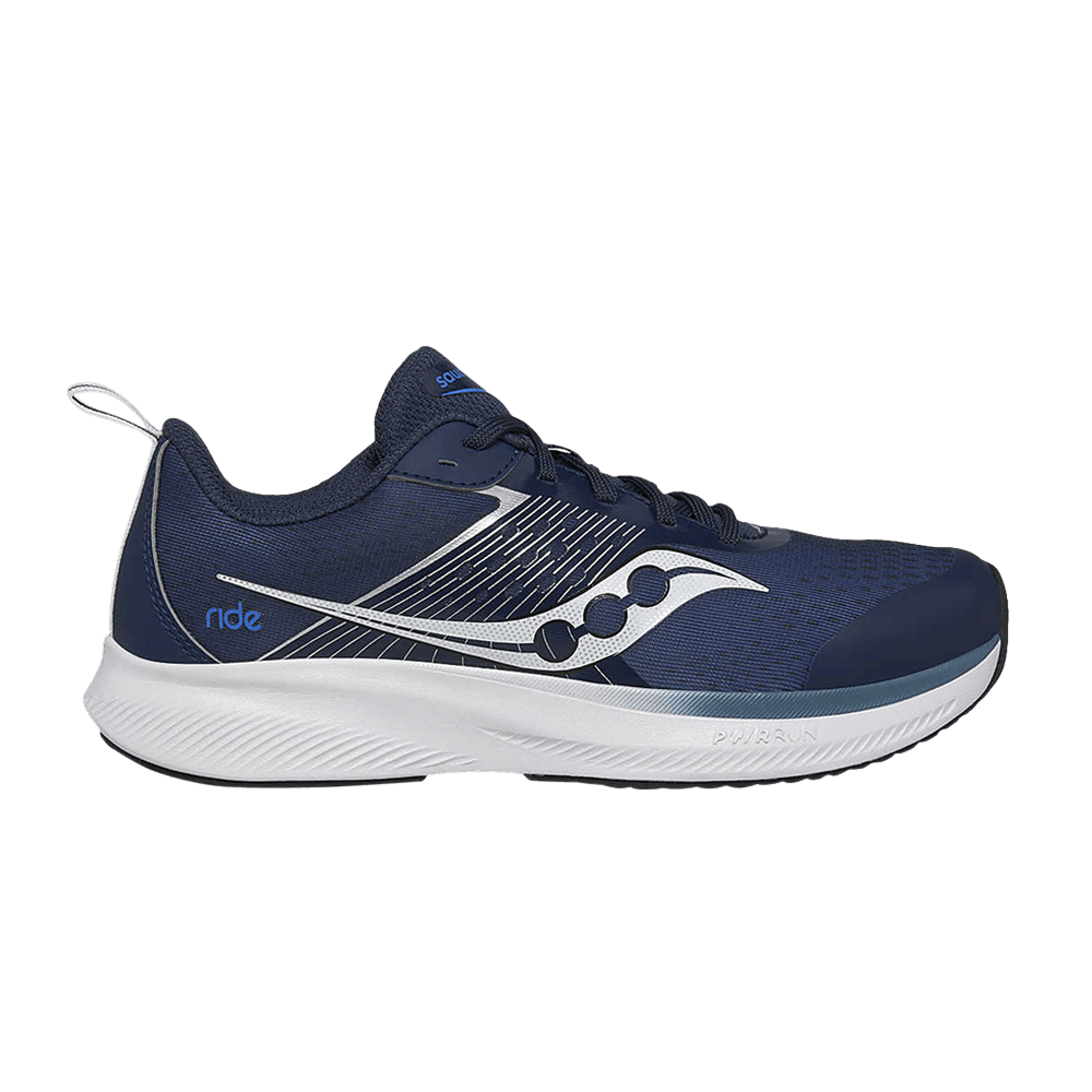 Saucony Ride KDZ Big Kid 'Navy Silver'