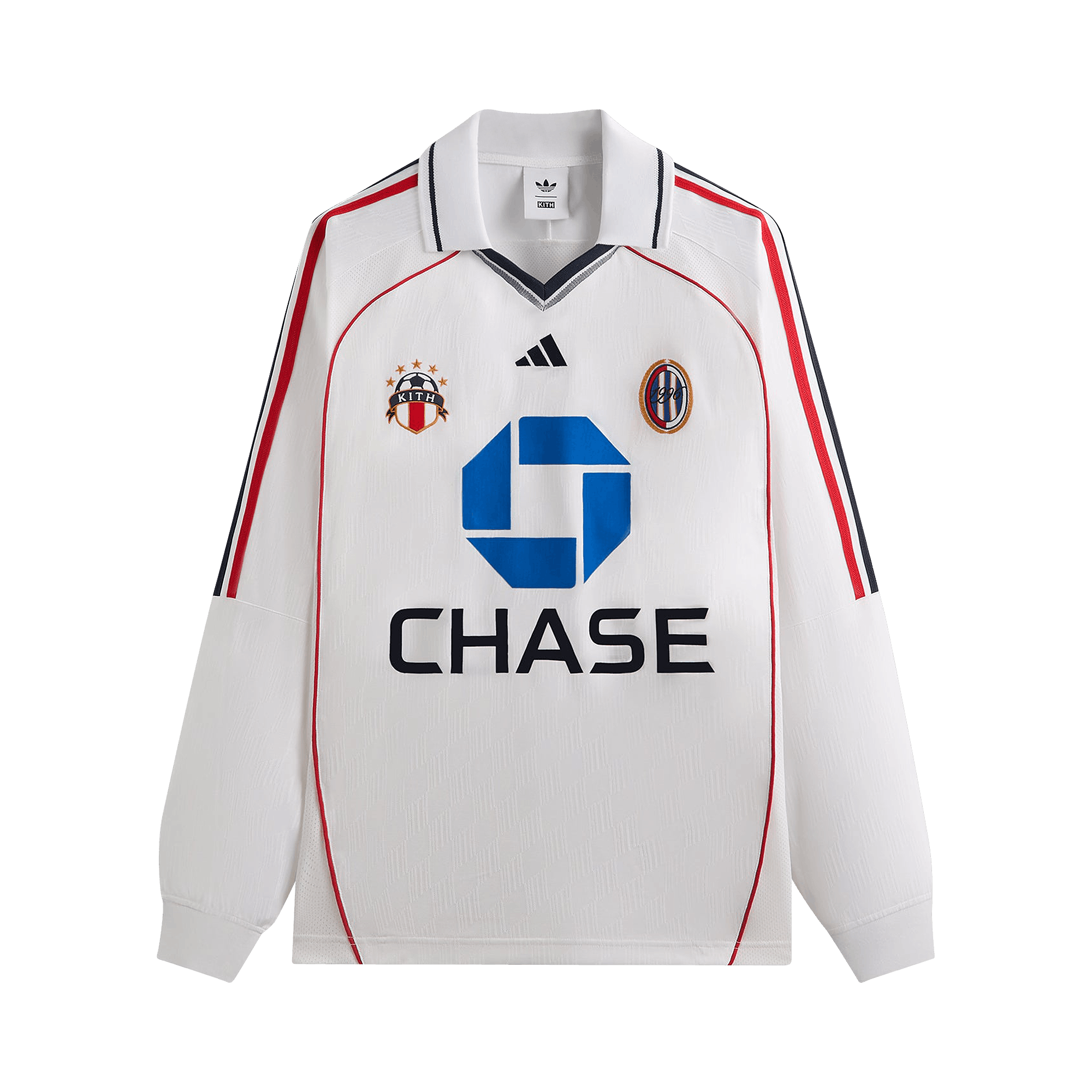 Kith For Adidas Football Chase Long-Sleeve Jersey  'White'