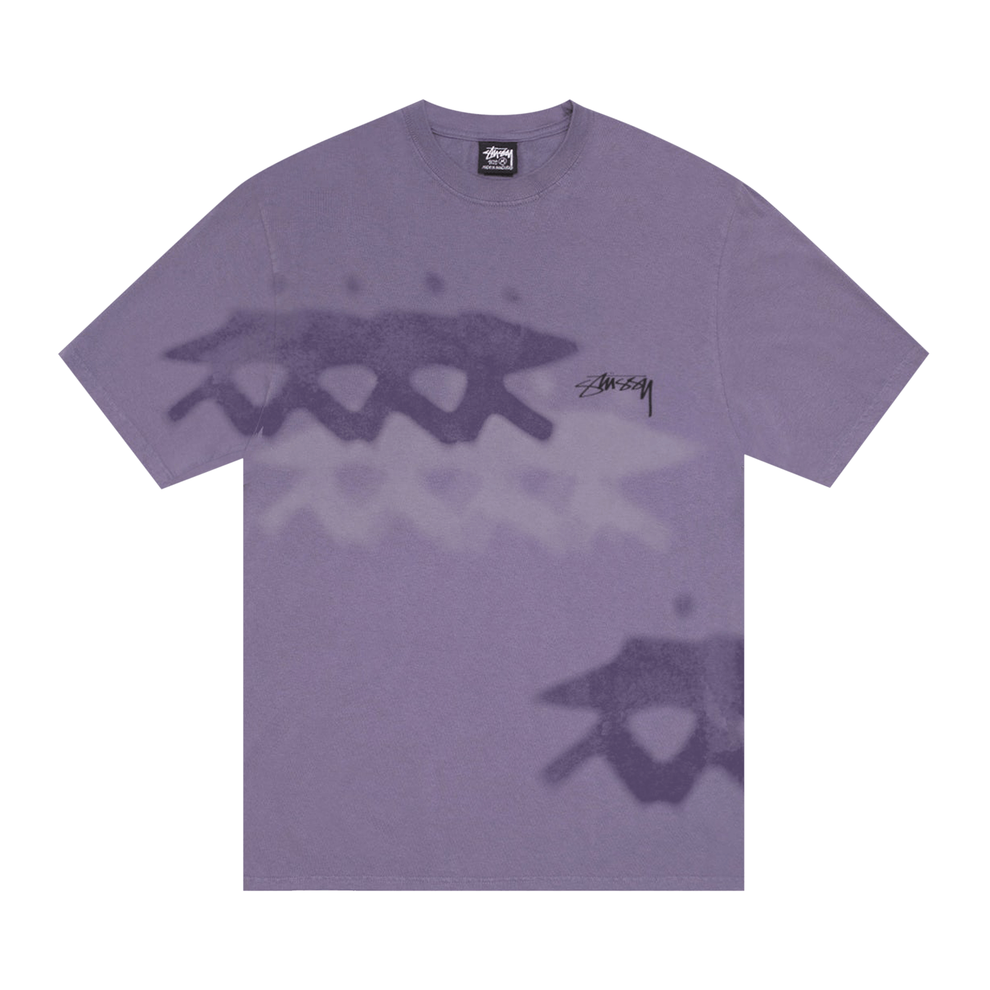 Stussy Low Tide Tee Pigment Dyed 'Grape'