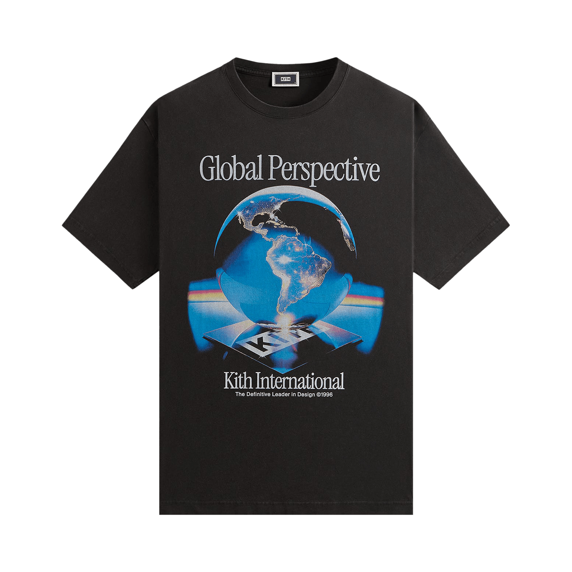 Kith Global Perspective Vintage Tee 'Black'