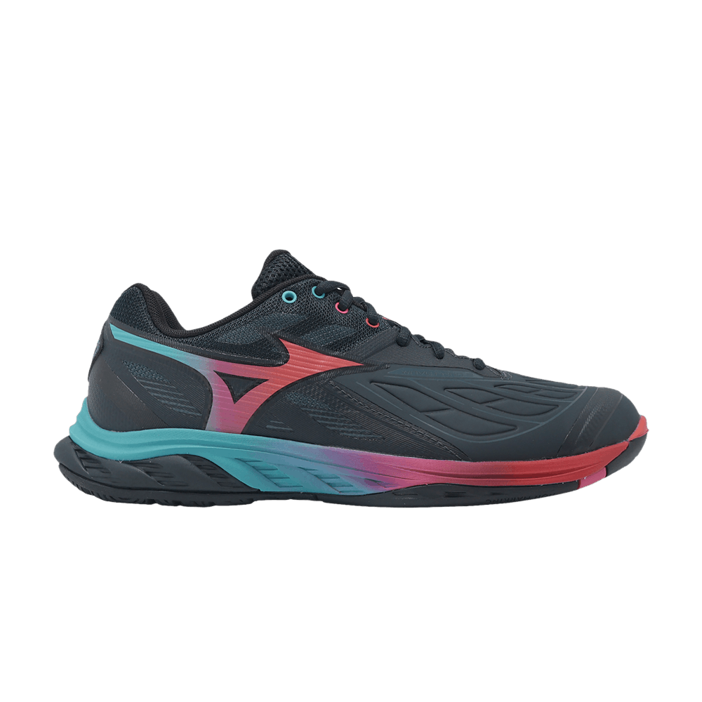 Mizuno Wave Fang 2 Wide 'Salute Hibiscus Peacock Blue'