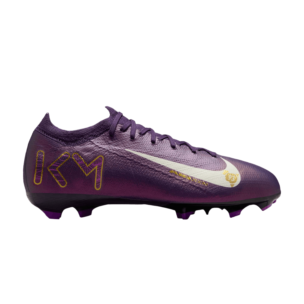 Kylian Mbappé x Nike Zoom Mercurial Vapor 16 Pro FG GS 'Grand Purple'