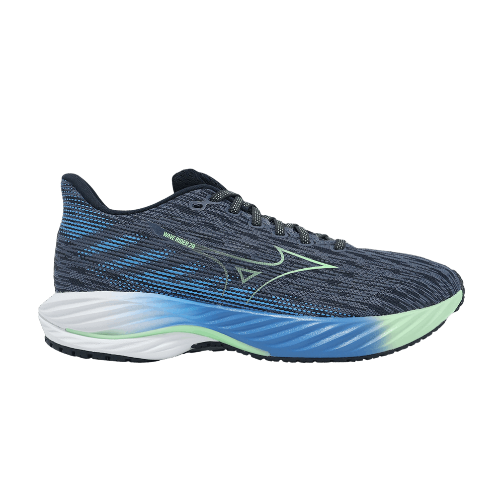 Mizuno Wave Rider 28 'Vintage Indigo Neo Mint'